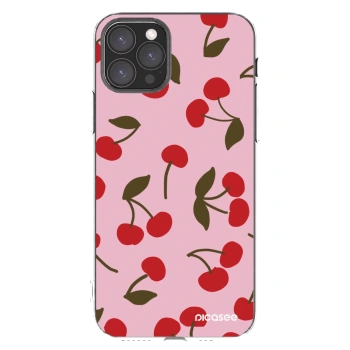Picasee silikónový prehľadný obal pre Apple iPhone 11 Pro - Cherry