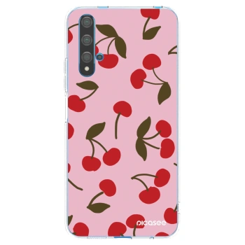 Picasee silikónový prehľadný obal pre Huawei Nova 5T - Cherry