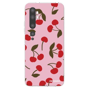 Picasee silikónový prehľadný obal pre Xiaomi Mi Note 10 (Pro) - Cherry
