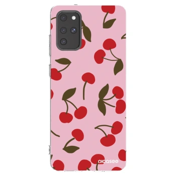 Picasee silikónový prehľadný obal pre Samsung Galaxy S20+ G985F - Cherry