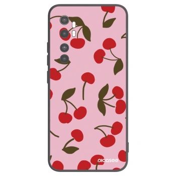 Picasee silikónový čierny obal pre Xiaomi Mi Note 10 Lite - Cherry