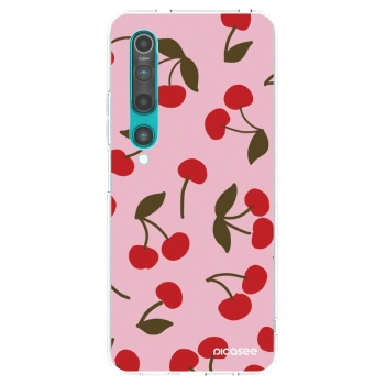 Picasee silikónový prehľadný obal pre Xiaomi Mi 10 - Cherry