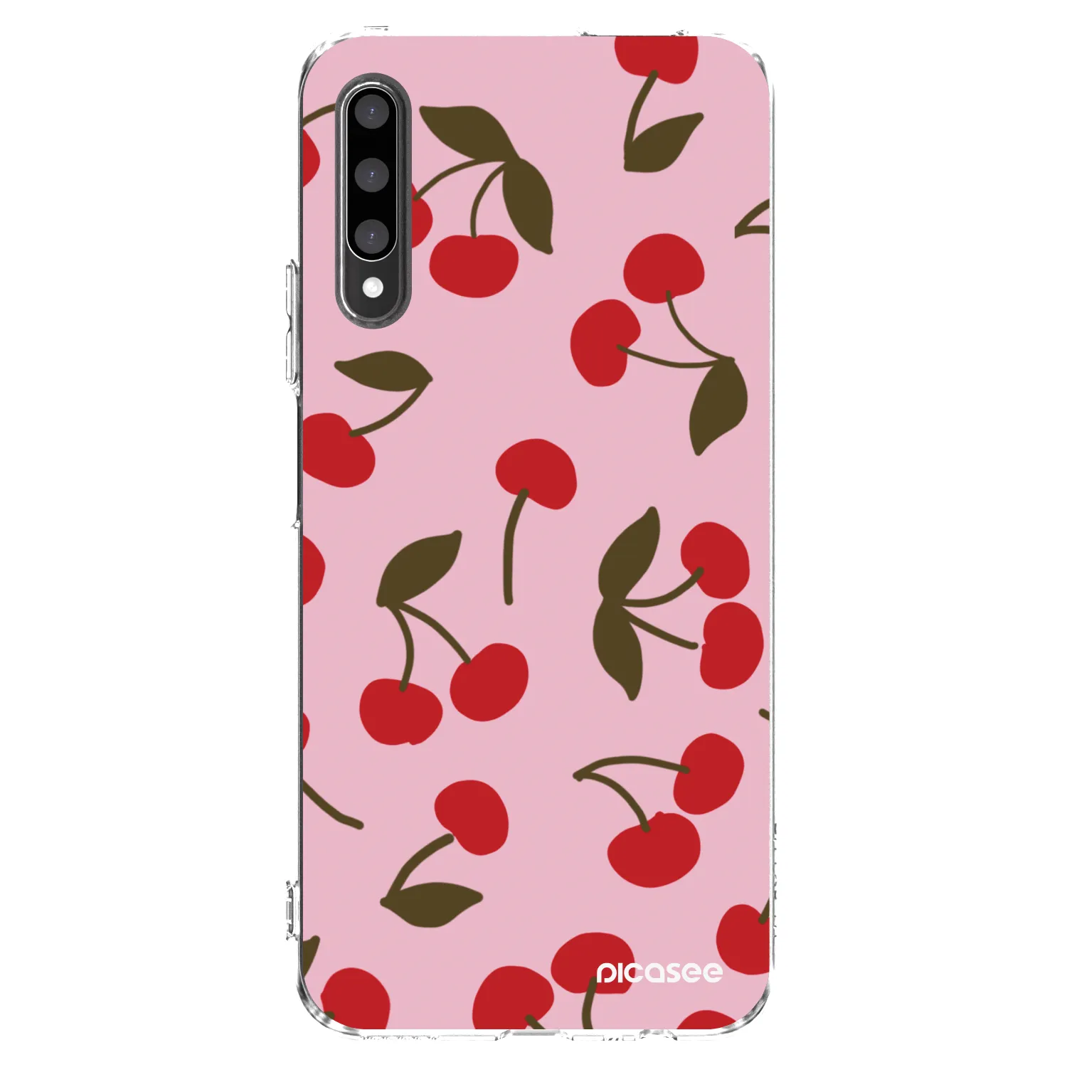 Picasee silikónový prehľadný obal pre Honor 9X Pro - Cherry