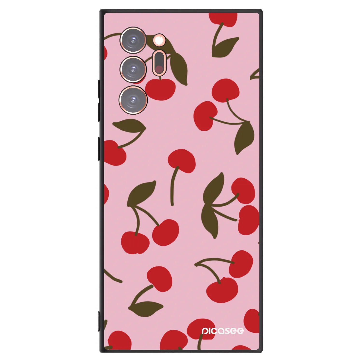 Picasee silikónový čierny obal pre Samsung Galaxy Note 20 Ultra - Cherry