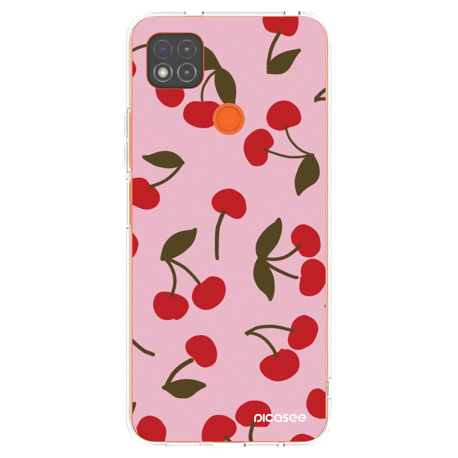 Picasee silikónový prehľadný obal pre Xiaomi Redmi 9C - Cherry