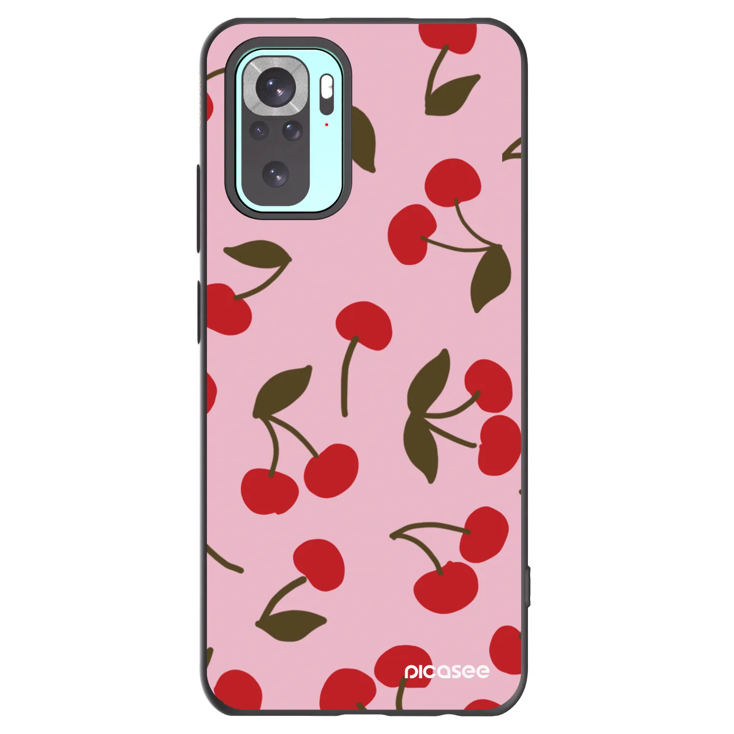 Picasee silikónový čierny obal pre Xiaomi Redmi Note 10 Pro - Cherry