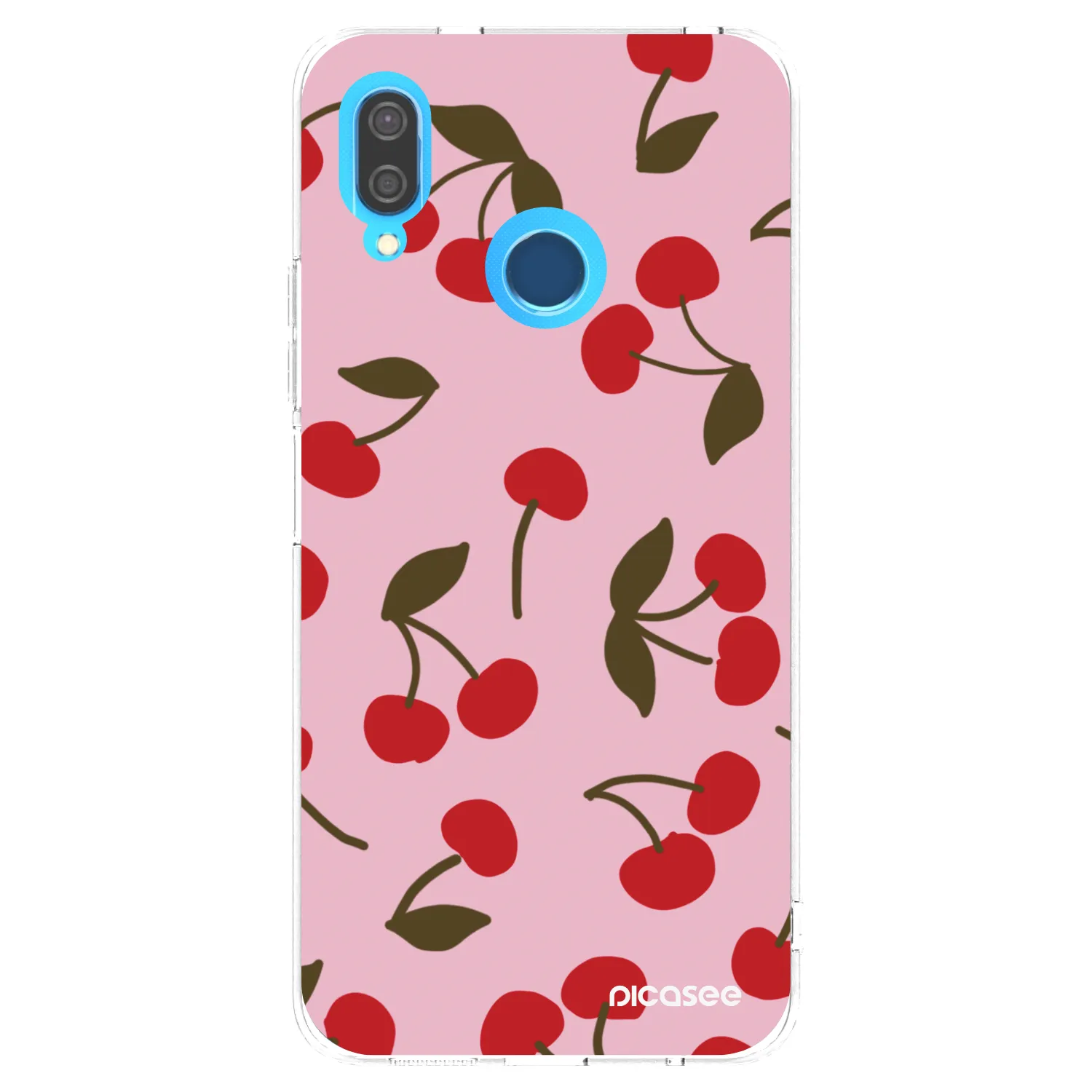 Picasee silikónový prehľadný obal pre Huawei P20 Lite - Cherry