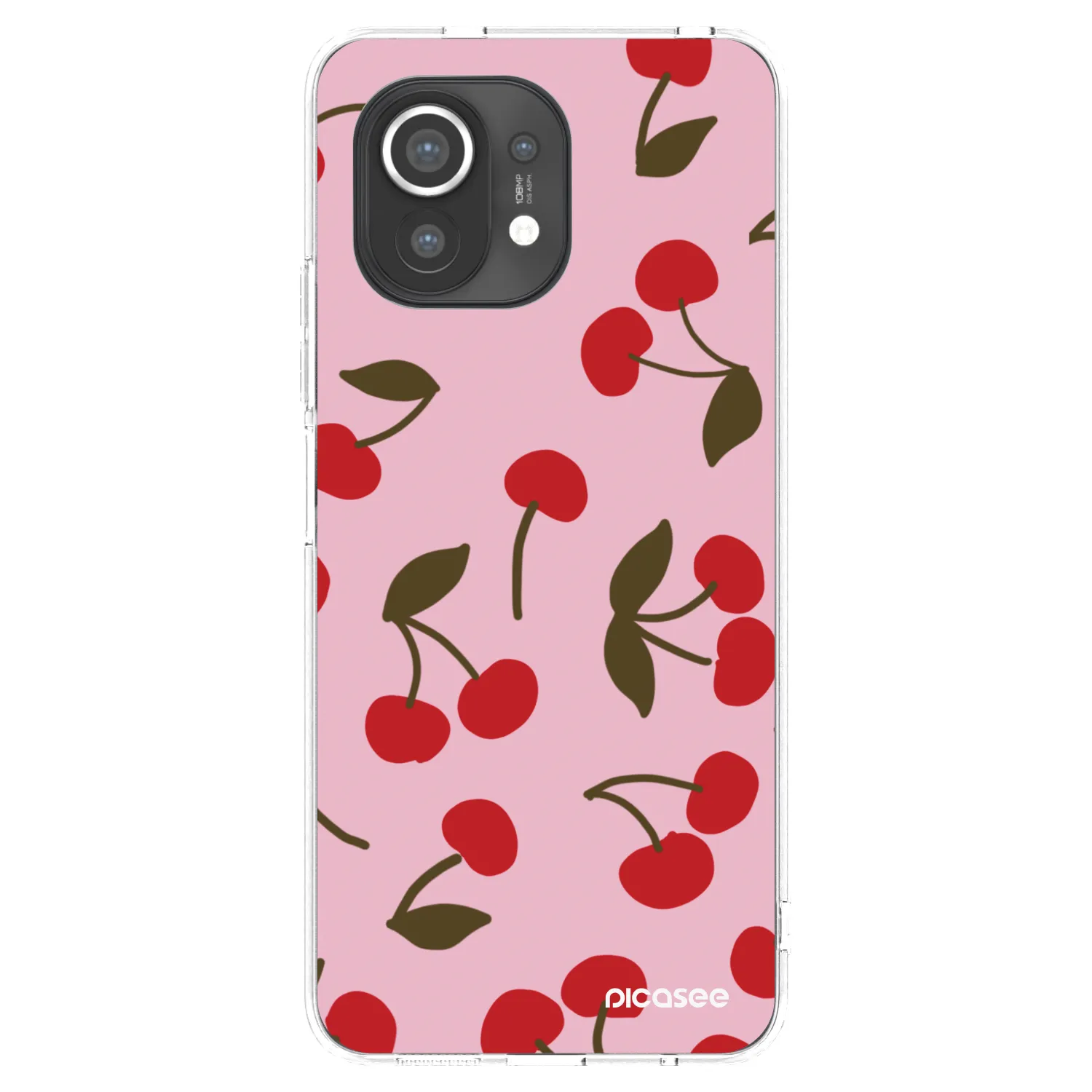 Picasee silikónový prehľadný obal pre Xiaomi Mi 11 - Cherry