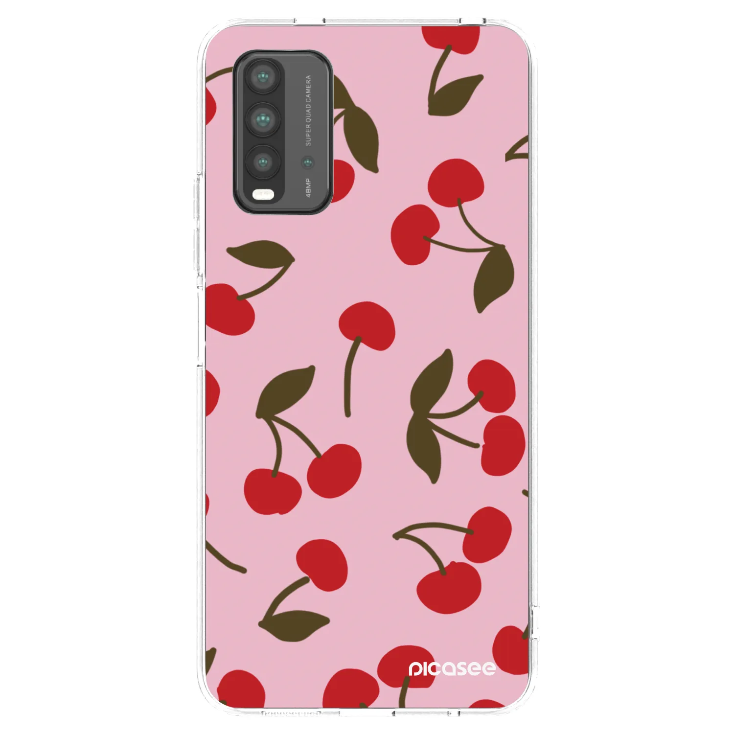 Picasee silikónový čierny obal pre Xiaomi Redmi 9T - Cherry