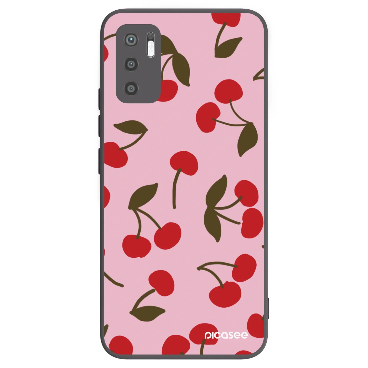 Picasee silikónový čierny obal pre Xiaomi Redmi Note 10 5G - Cherry