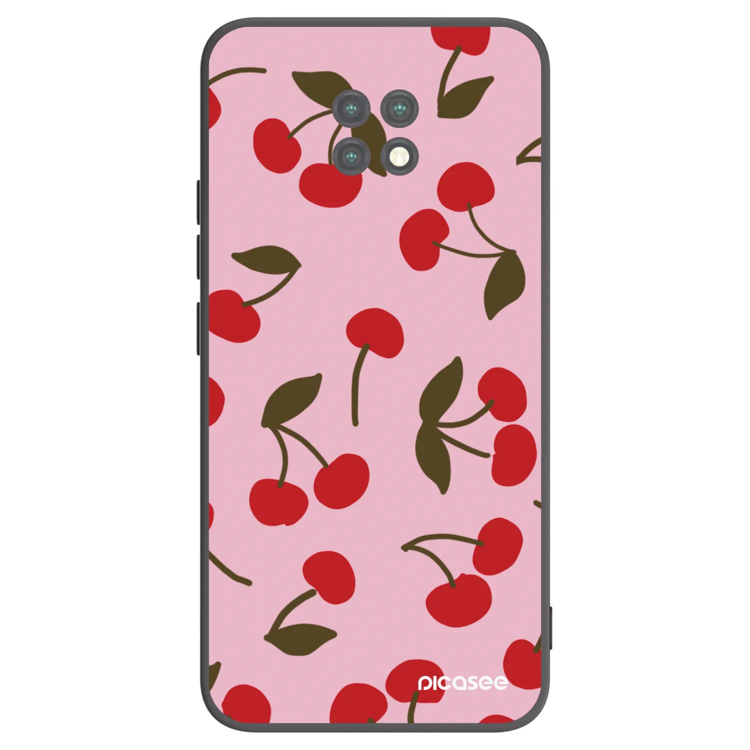 Picasee silikónový čierny obal pre Xiaomi Redmi Note 9T - Cherry
