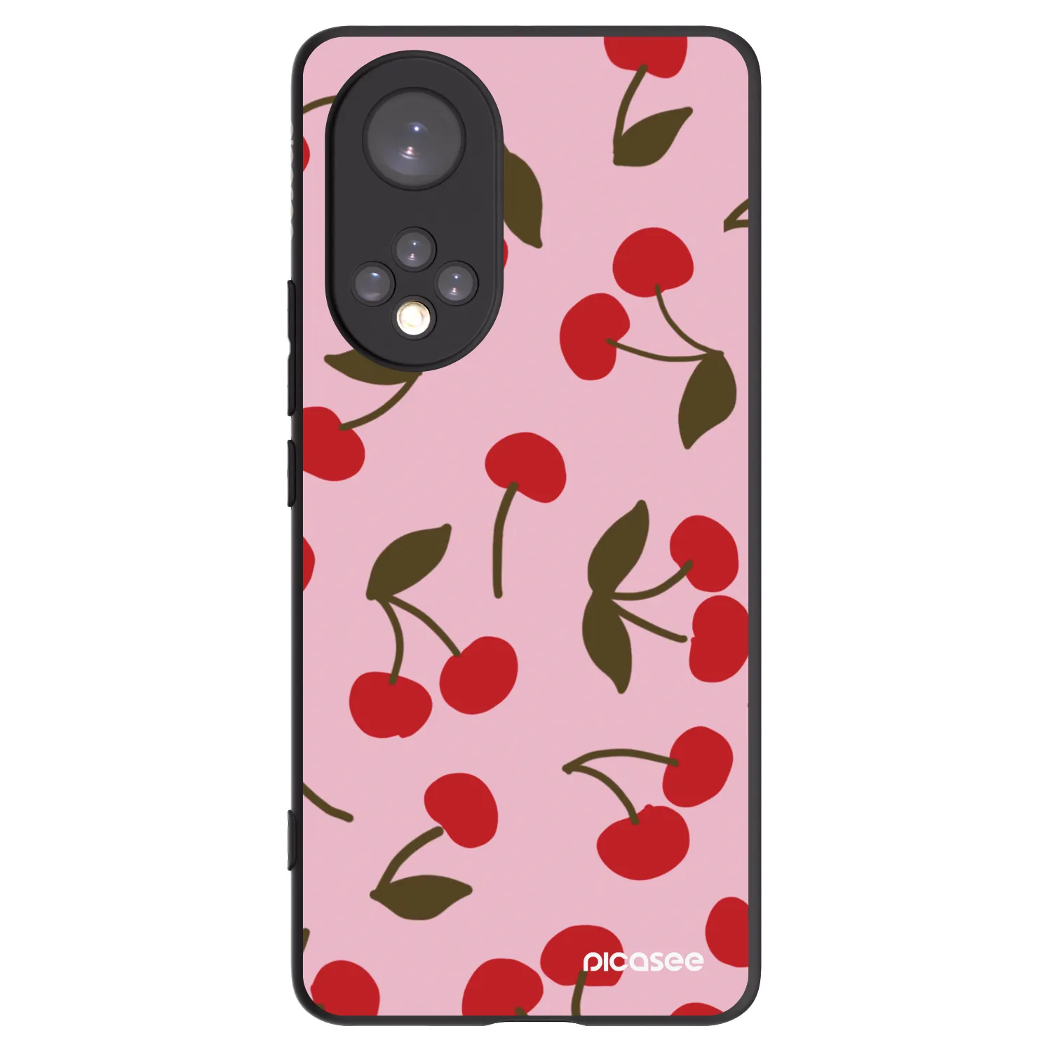 Picasee silikónový čierny obal pre Huawei Nova 9 - Cherry