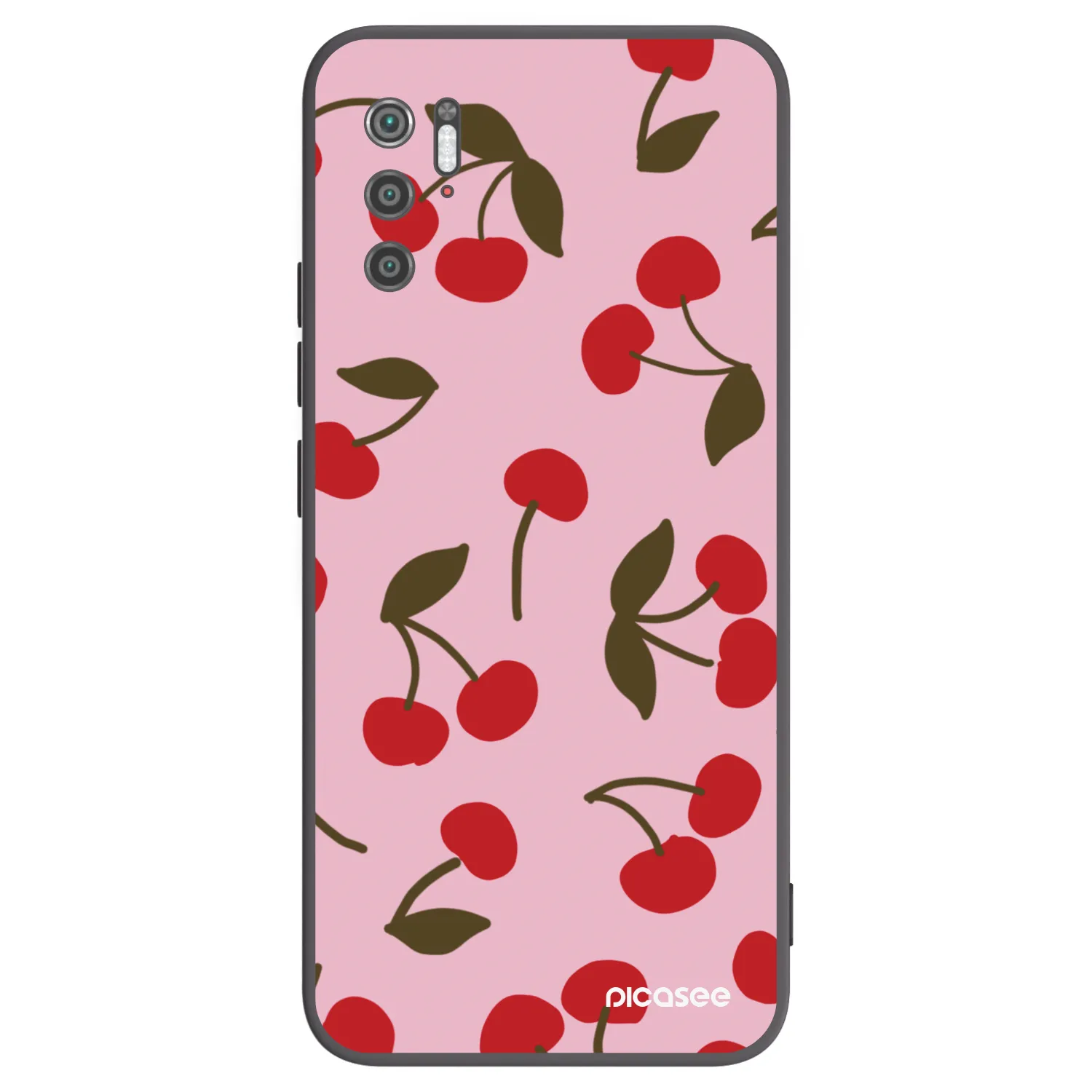 Picasee silikónový čierny obal pre Xiaomi Poco M3 Pro 5G - Cherry