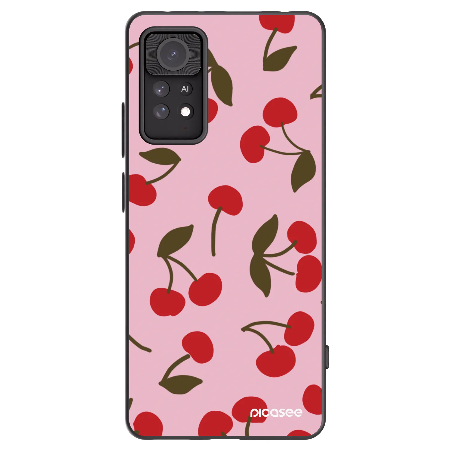 Picasee silikónový čierny obal pre Xiaomi Redmi Note 11 Pro 5G - Cherry
