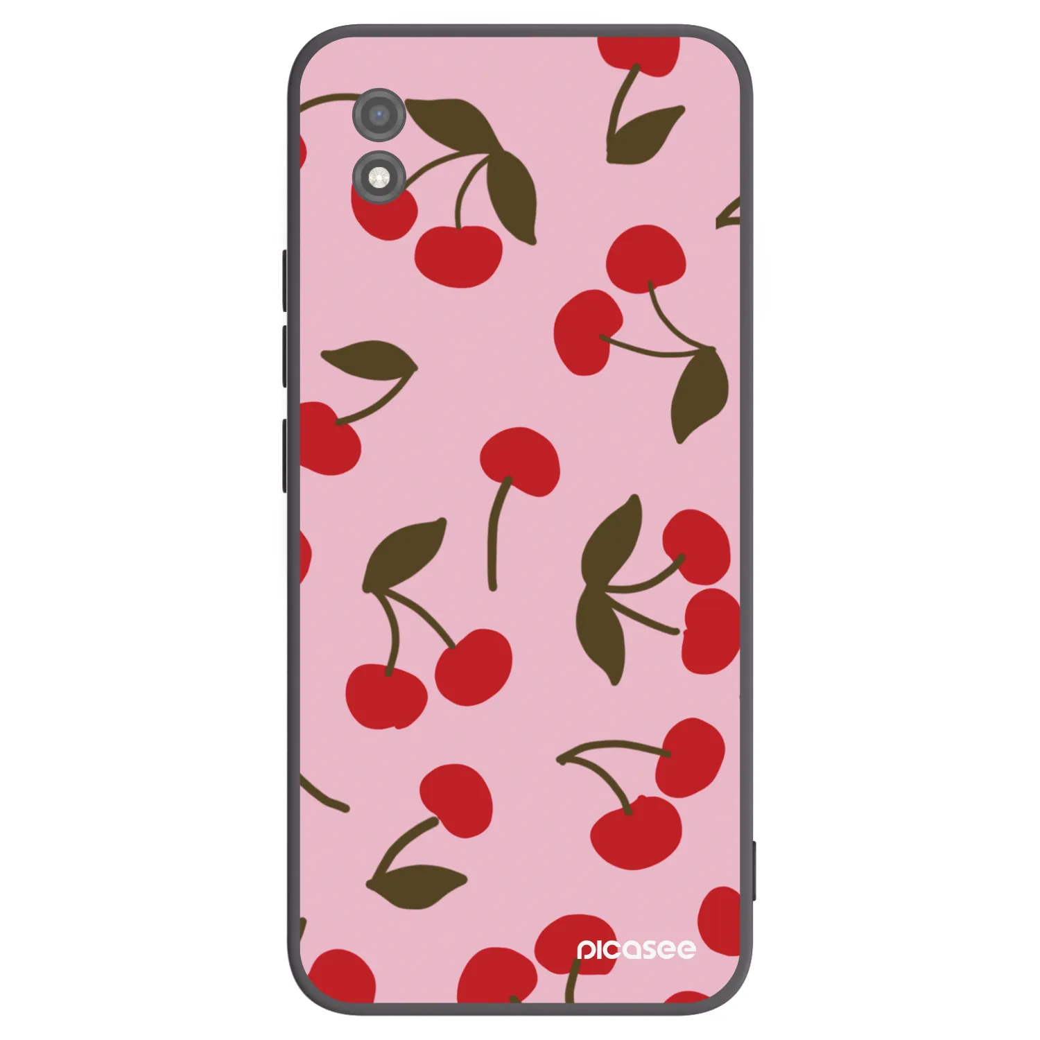 Picasee silikónový čierny obal pre Realme C11 (2021) - Cherry