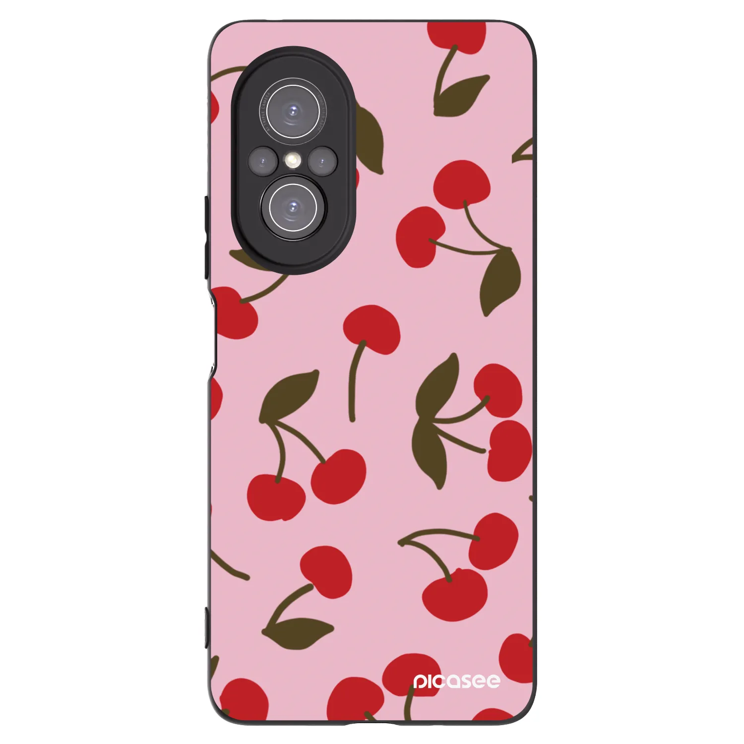 Picasee silikónový čierny obal pre Huawei Nova 9 SE - Cherry