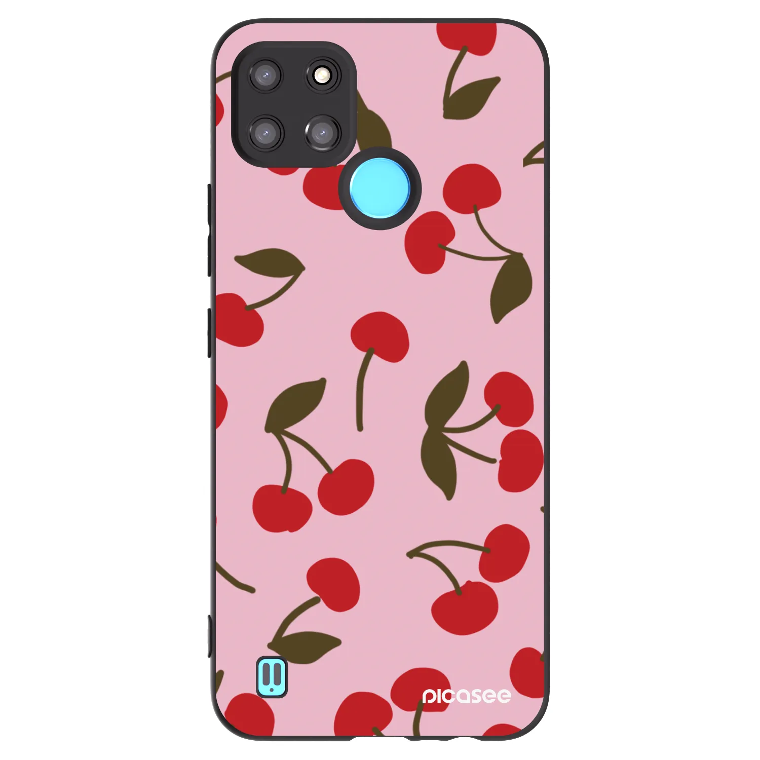 Picasee silikónový čierny obal pre Realme C21Y - Cherry