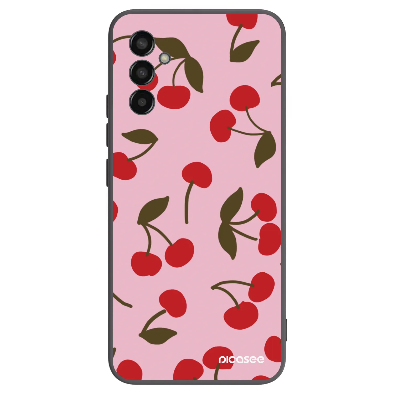 Picasee silikónový čierny obal pre Samsung Galaxy M13 M135F - Cherry