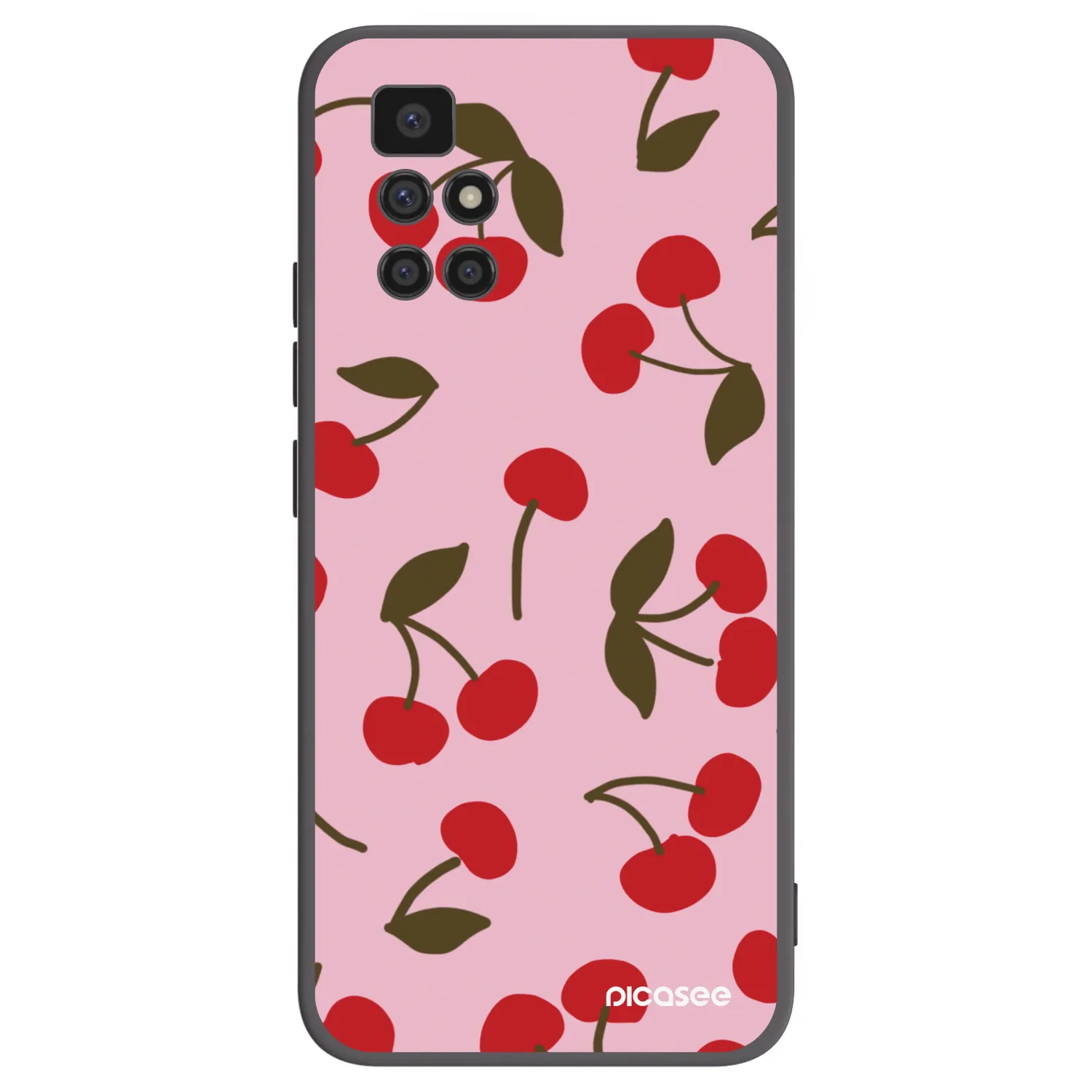 Picasee silikónový čierny obal pre Xiaomi Redmi 10 (2022) - Cherry