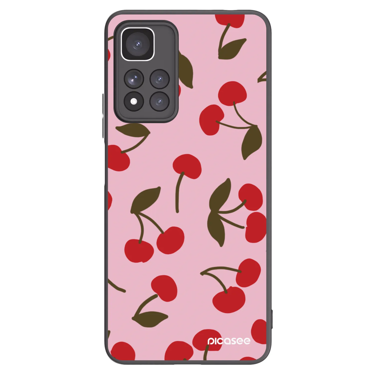 Picasee silikónový čierny obal pre Xiaomi Redmi Note 11 Pro+ 5G - Cherry