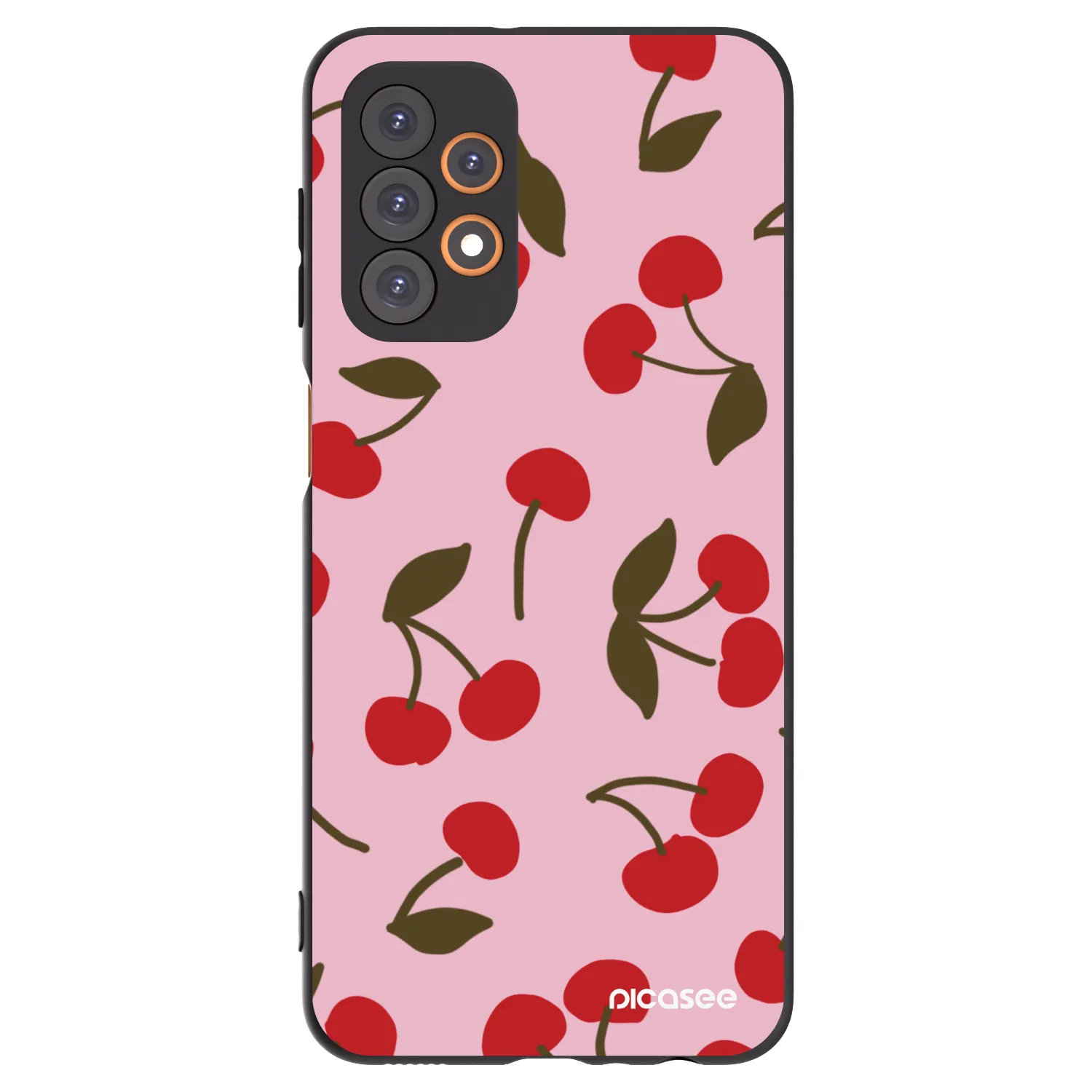 Picasee silikónový čierny obal pre Samsung Galaxy A23 A235F 4G - Cherry