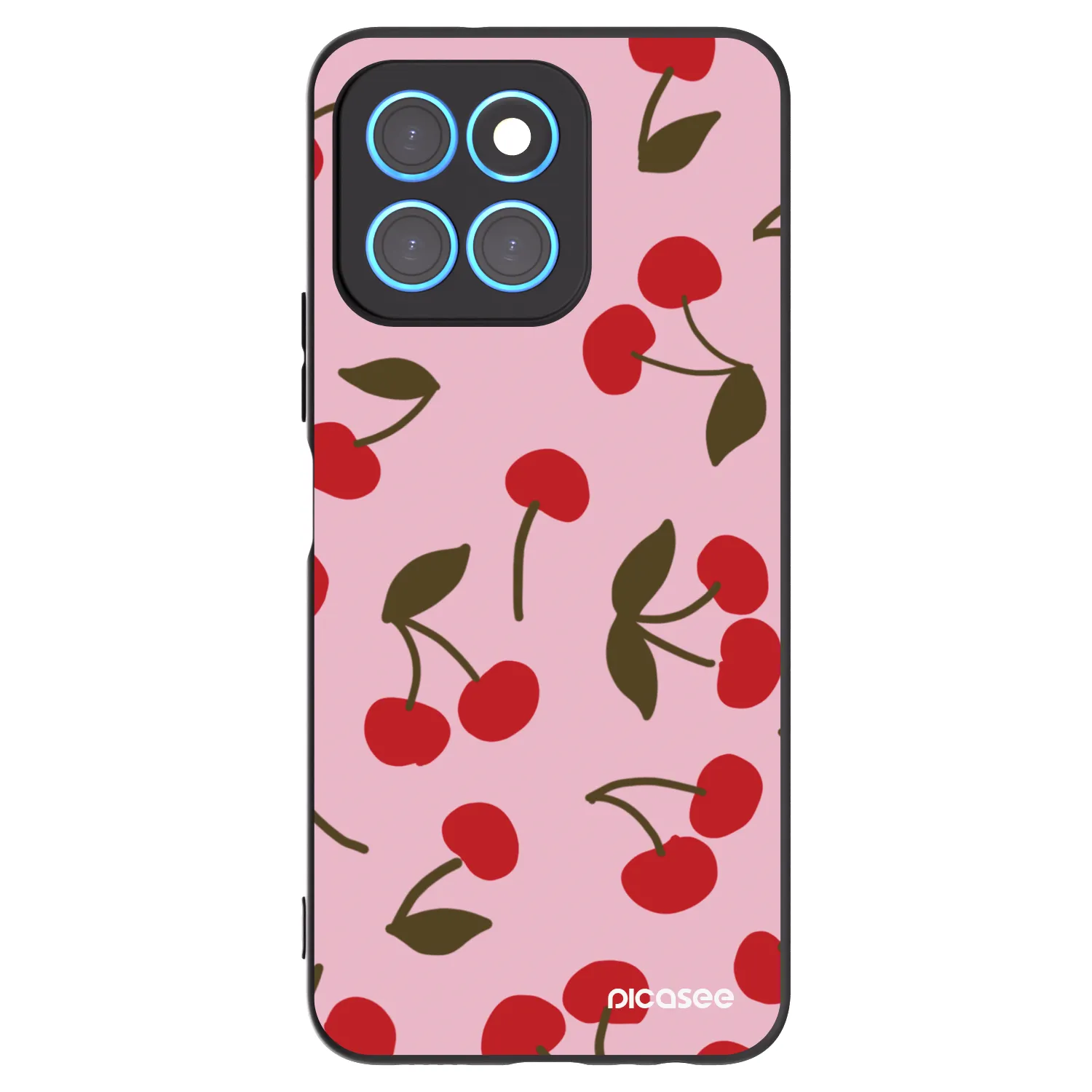 Picasee silikónový čierny obal pre Honor X6 - Cherry