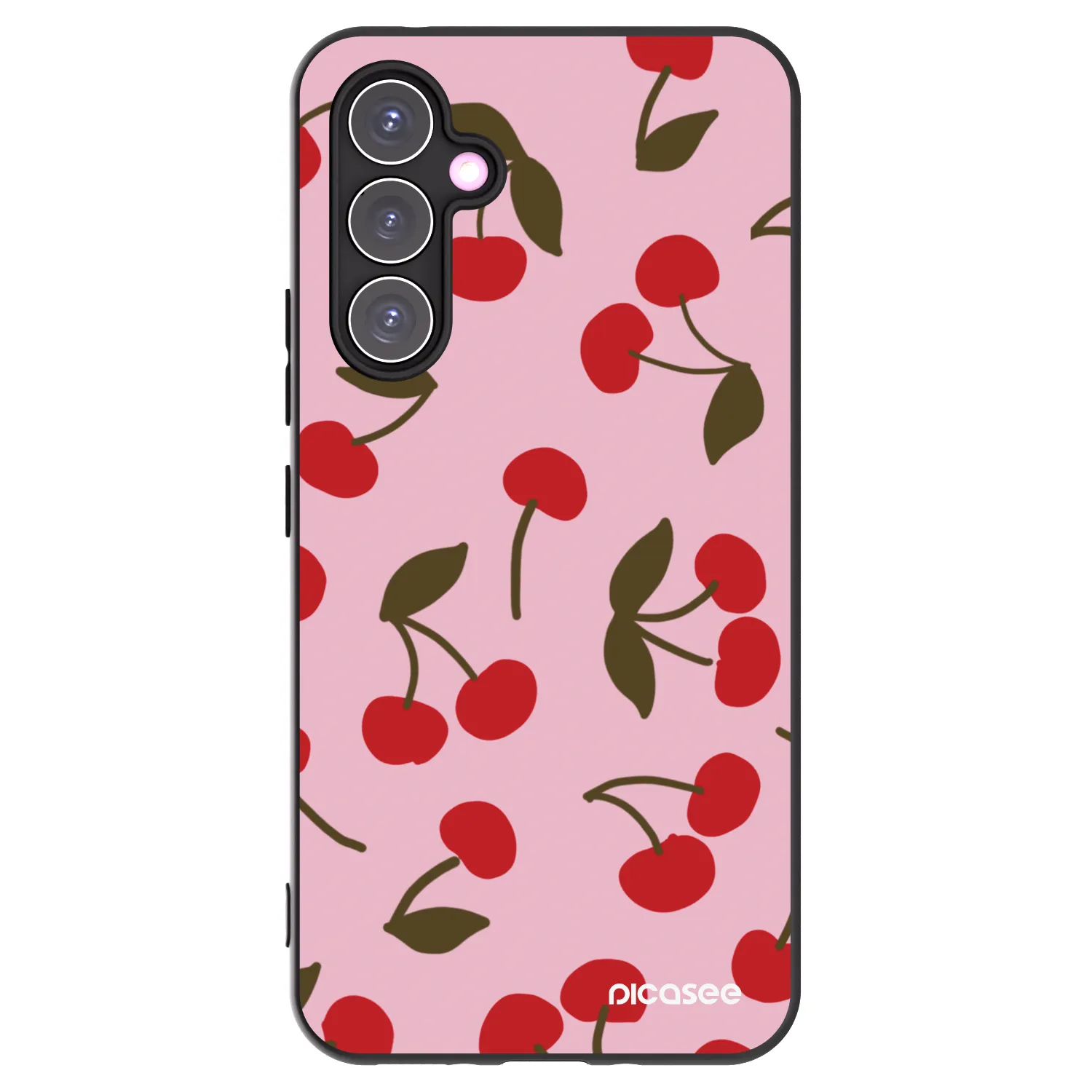 Picasee silikónový čierny obal pre Samsung Galaxy A54 5G A546B - Cherry