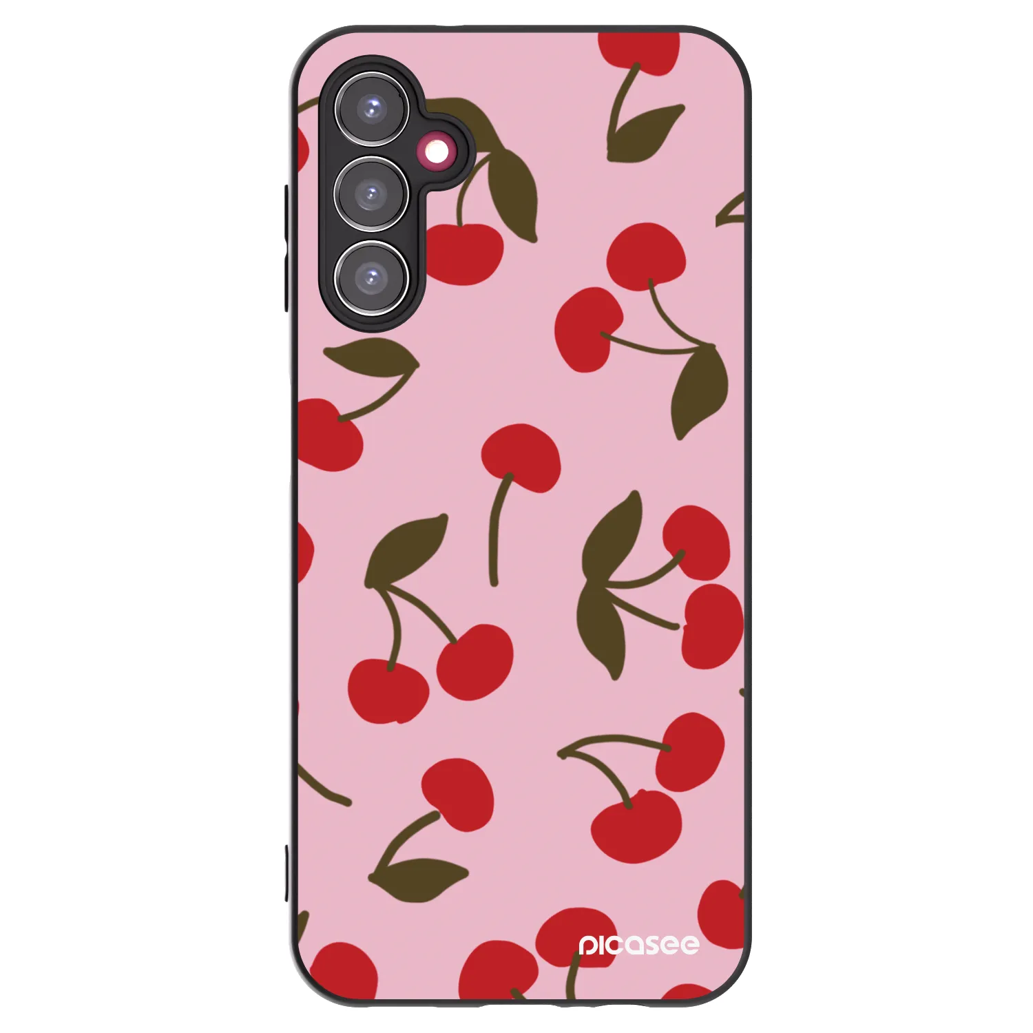 Picasee silikónový čierny obal pre Samsung Galaxy A14 4G A145R - Cherry