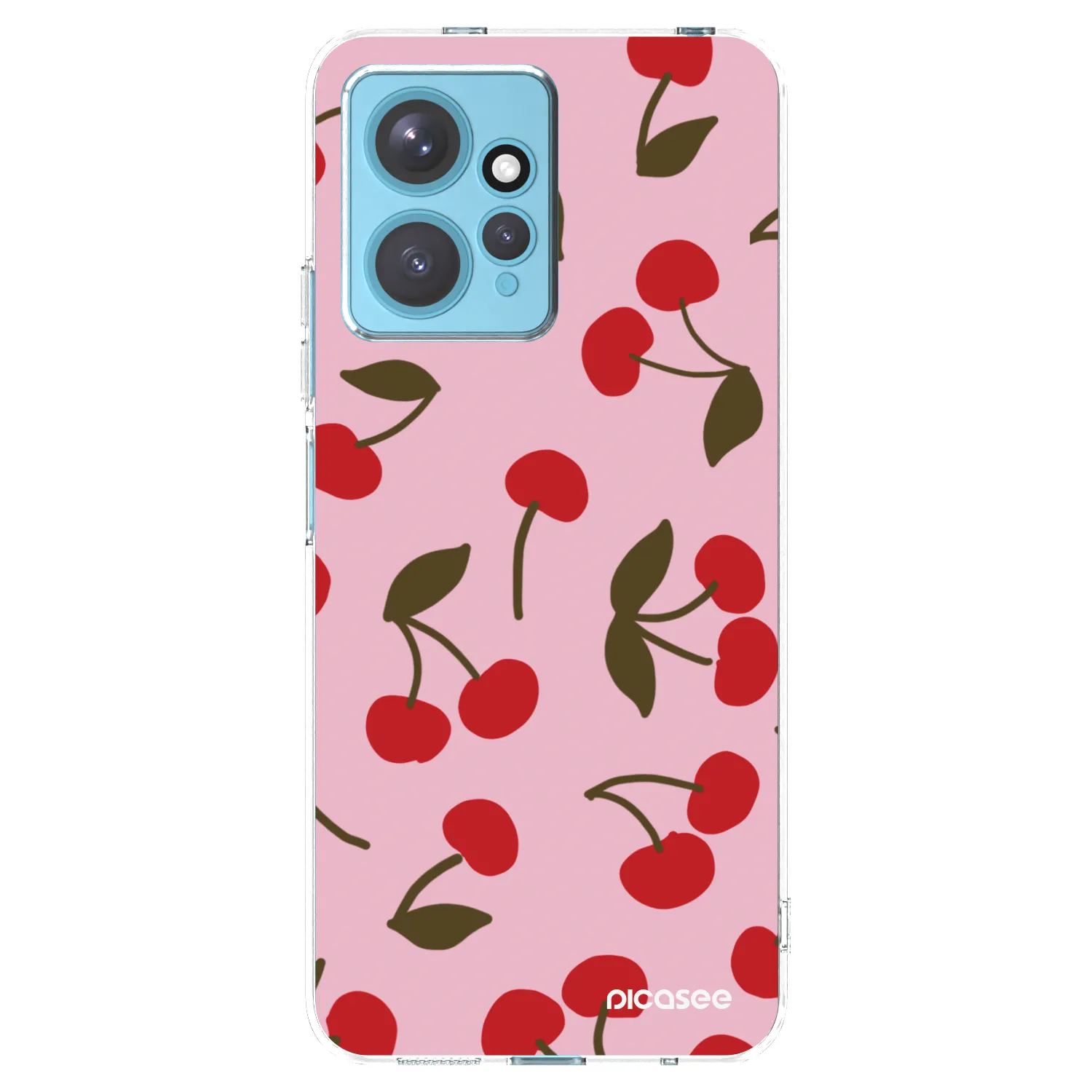 Picasee silikónový prehľadný obal pre Xiaomi Redmi Note 12 4G - Cherry