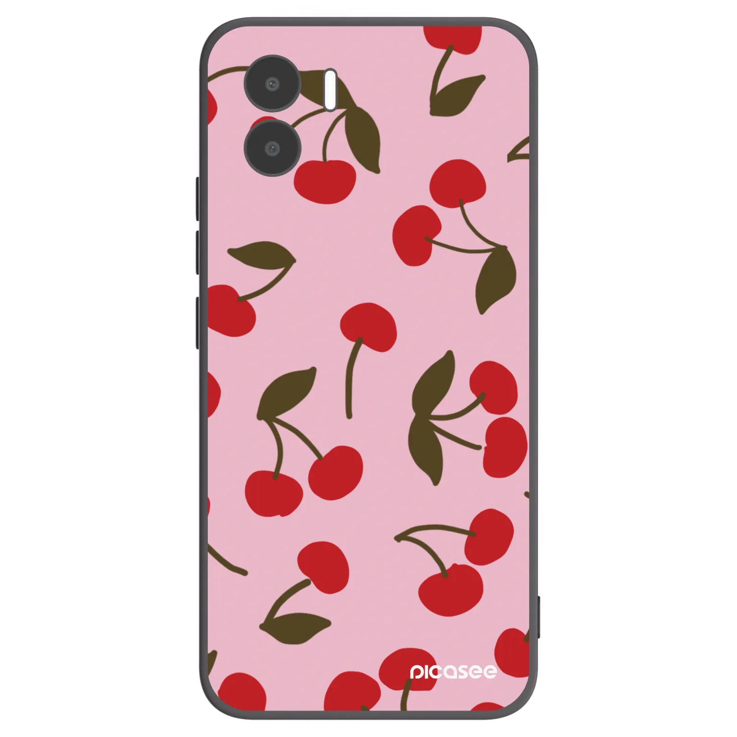 Picasee silikónový čierny obal pre Xiaomi Redmi A2 - Cherry