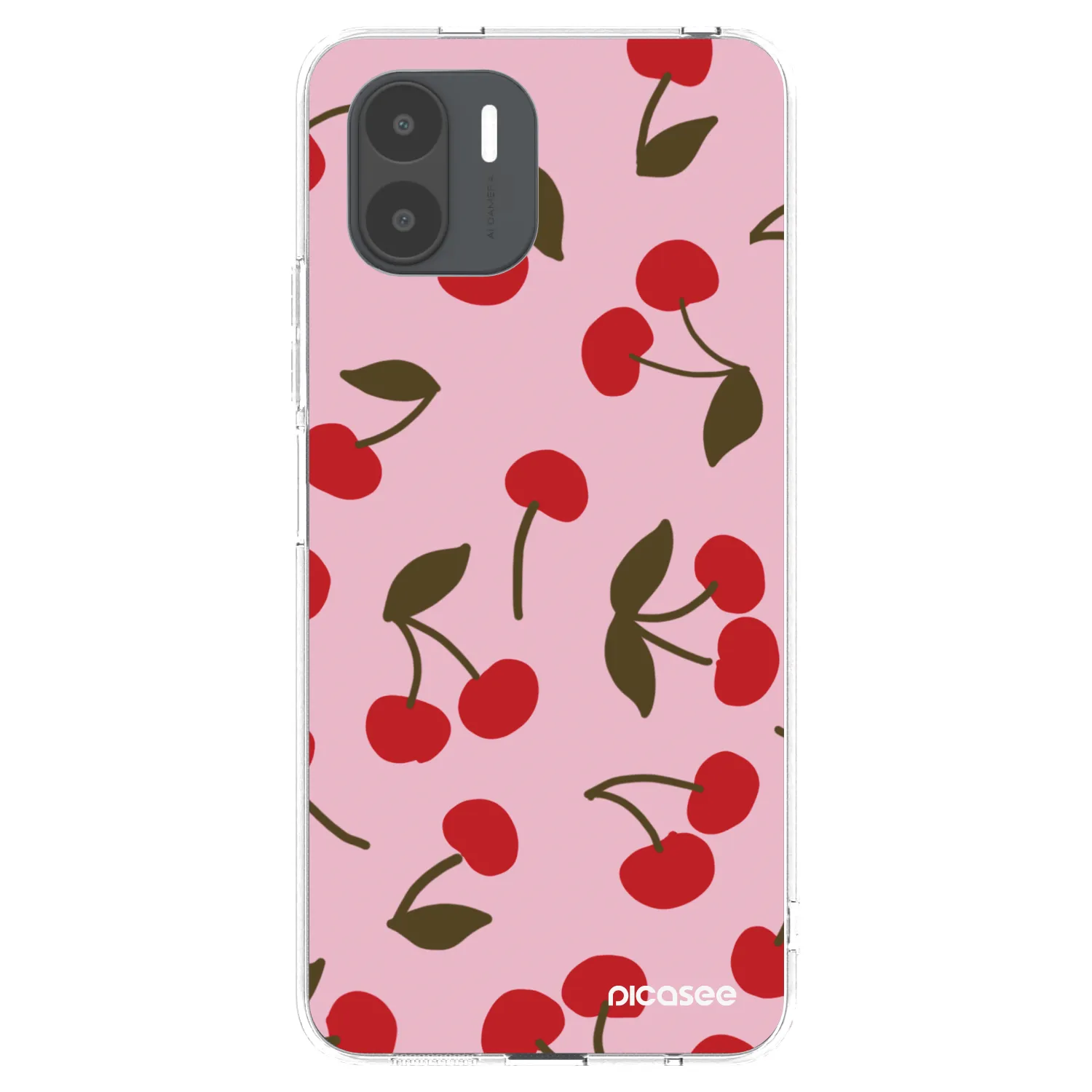 Picasee silikónový prehľadný obal pre Xiaomi Redmi A2 - Cherry