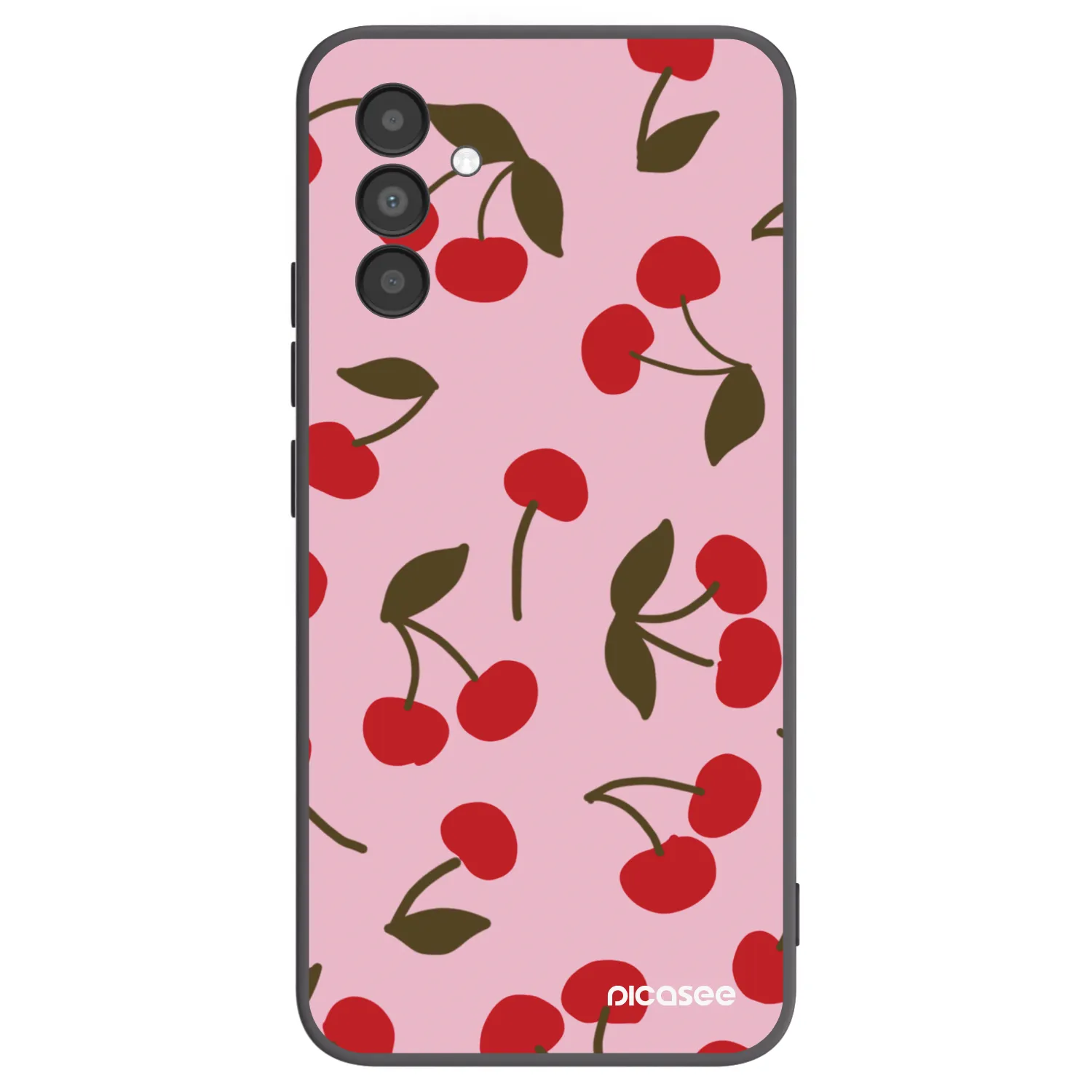 Picasee silikónový čierny obal pre Samsung Galaxy A04s A047F - Cherry