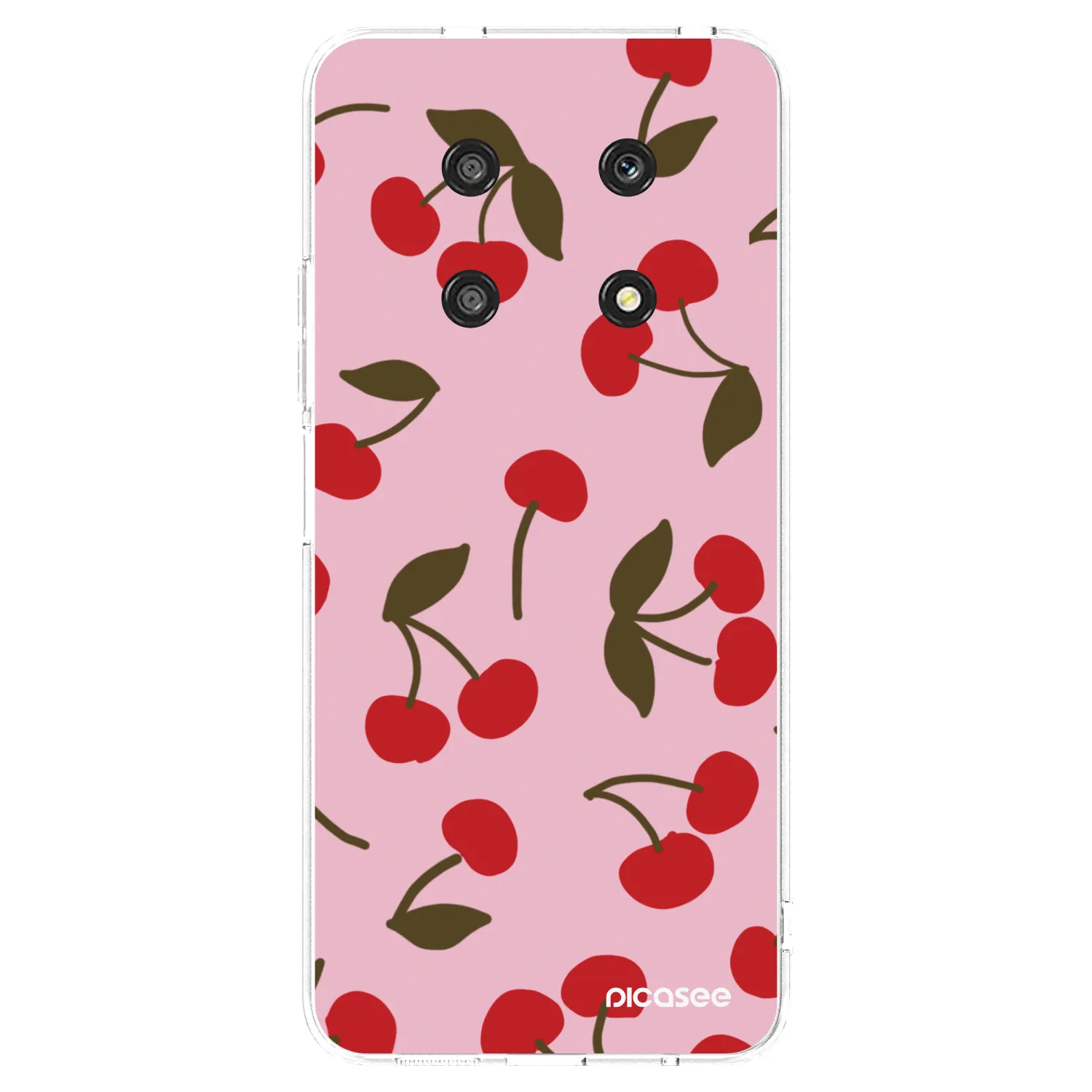 Picasee silikónový prehľadný obal pre Honor Magic4 Lite 5G - Cherry