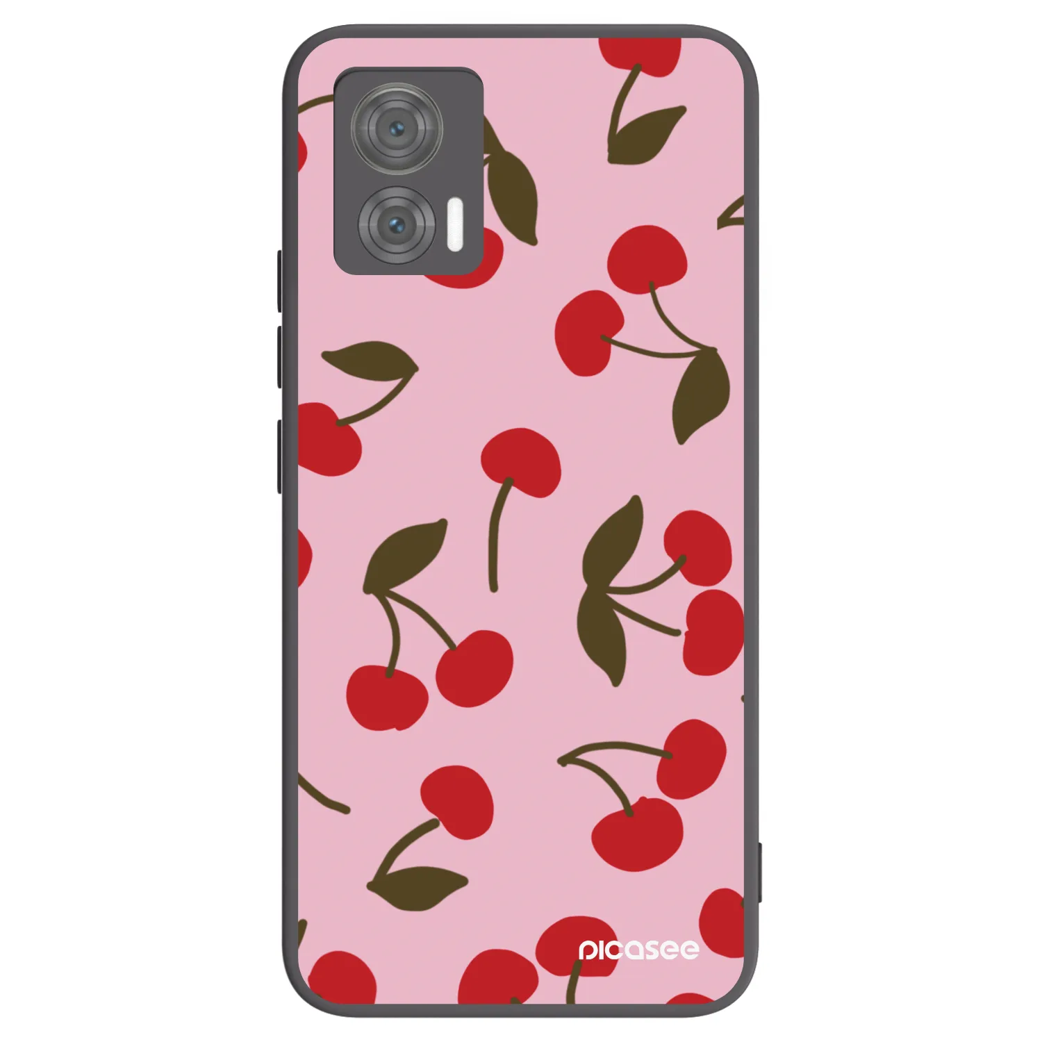 Picasee silikónový čierny obal pre Motorola Edge 30 Neo - Cherry