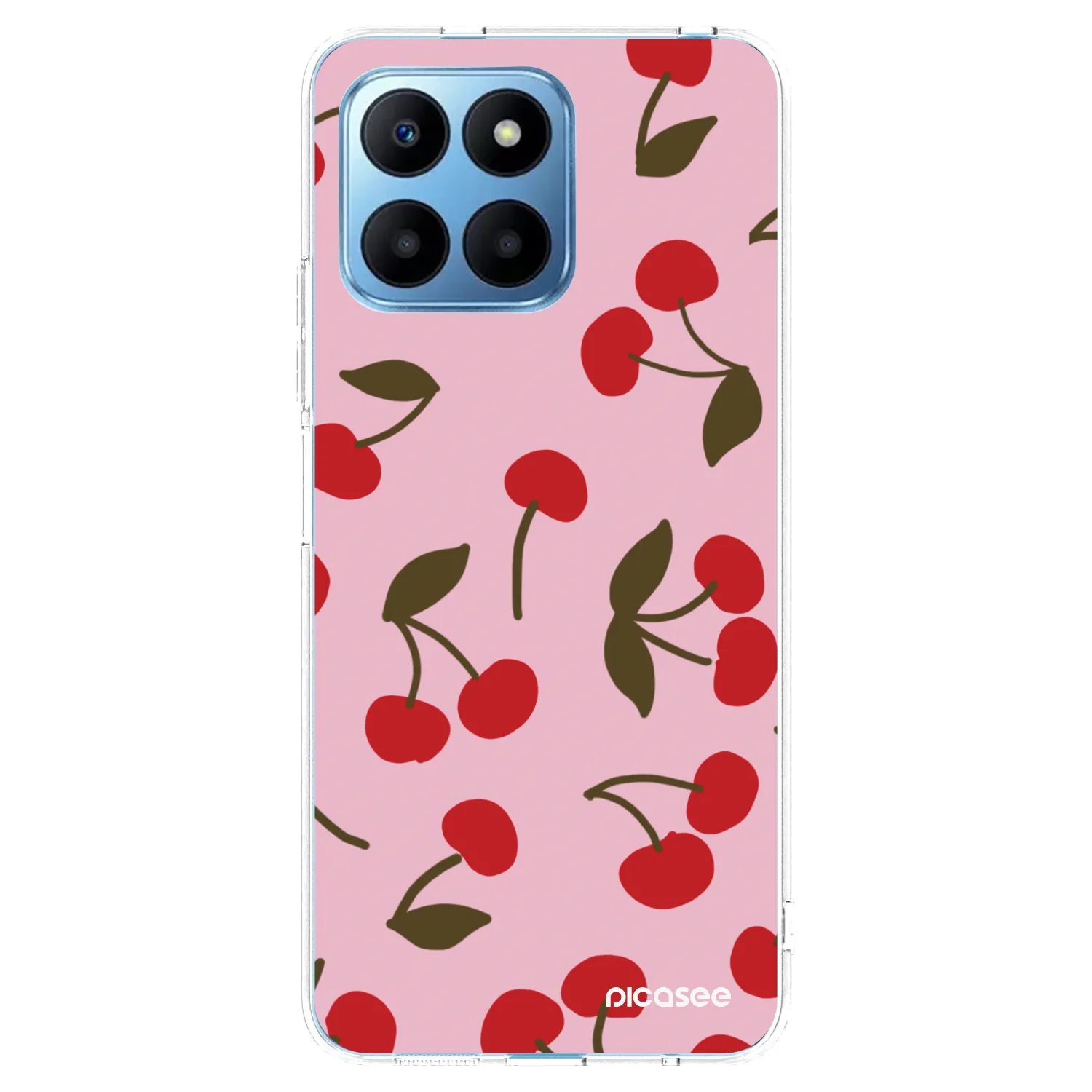 Picasee silikónový prehľadný obal pre Honor 70 Lite - Cherry