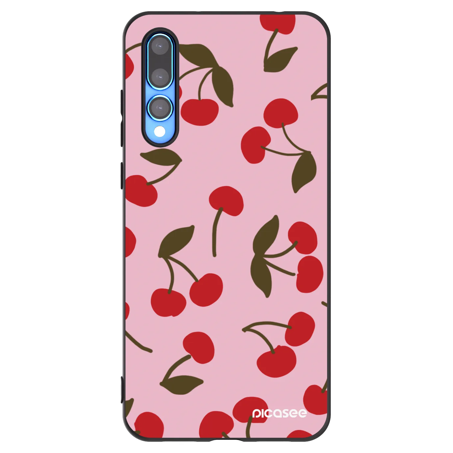 Picasee silikónový čierny obal pre Huawei P20 Pro - Cherry