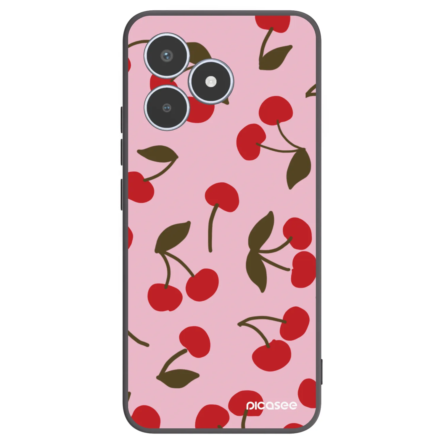 Picasee silikónový čierny obal pre Realme C53 - Cherry