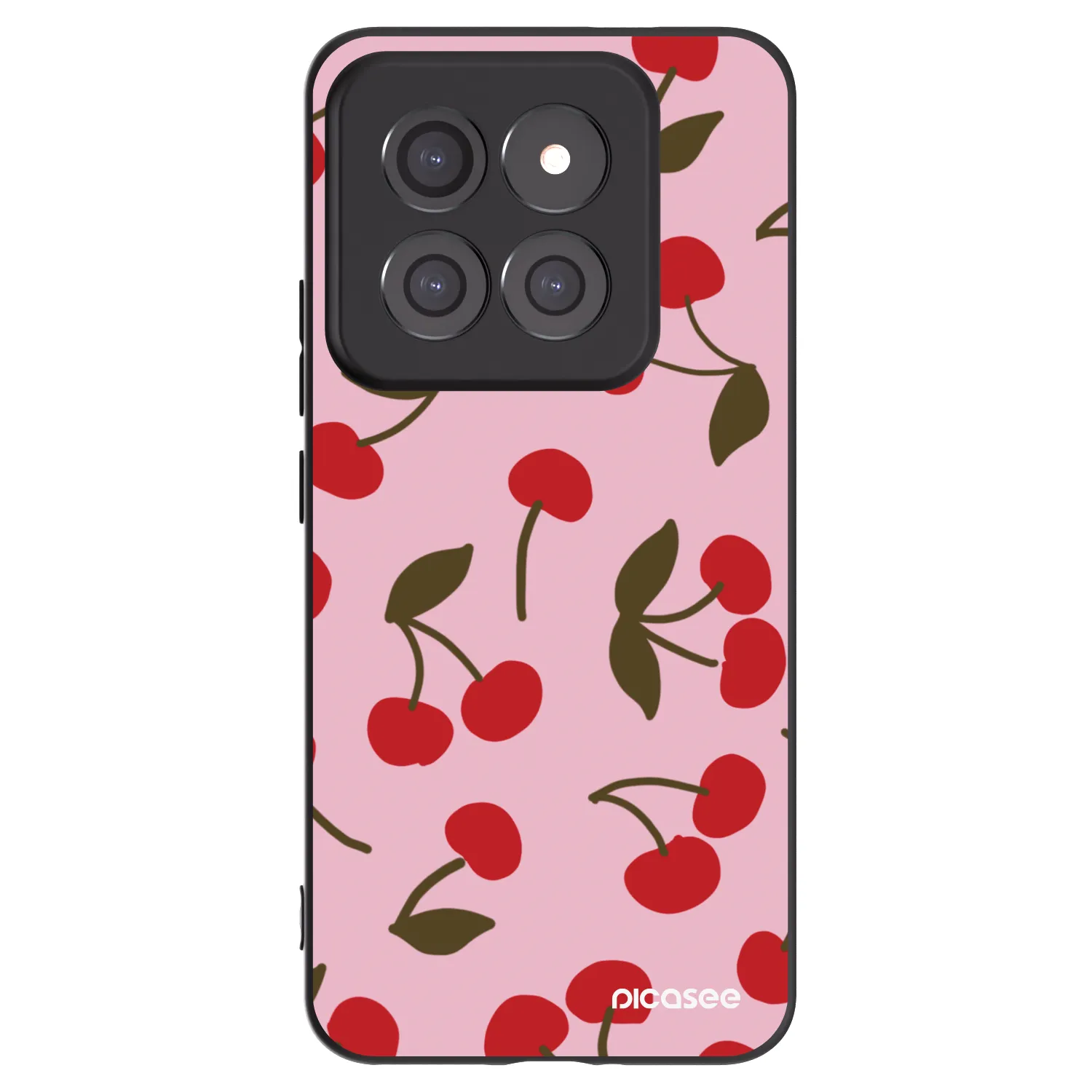 Picasee silikónový čierny obal pre Xiaomi 14 Pro - Cherry