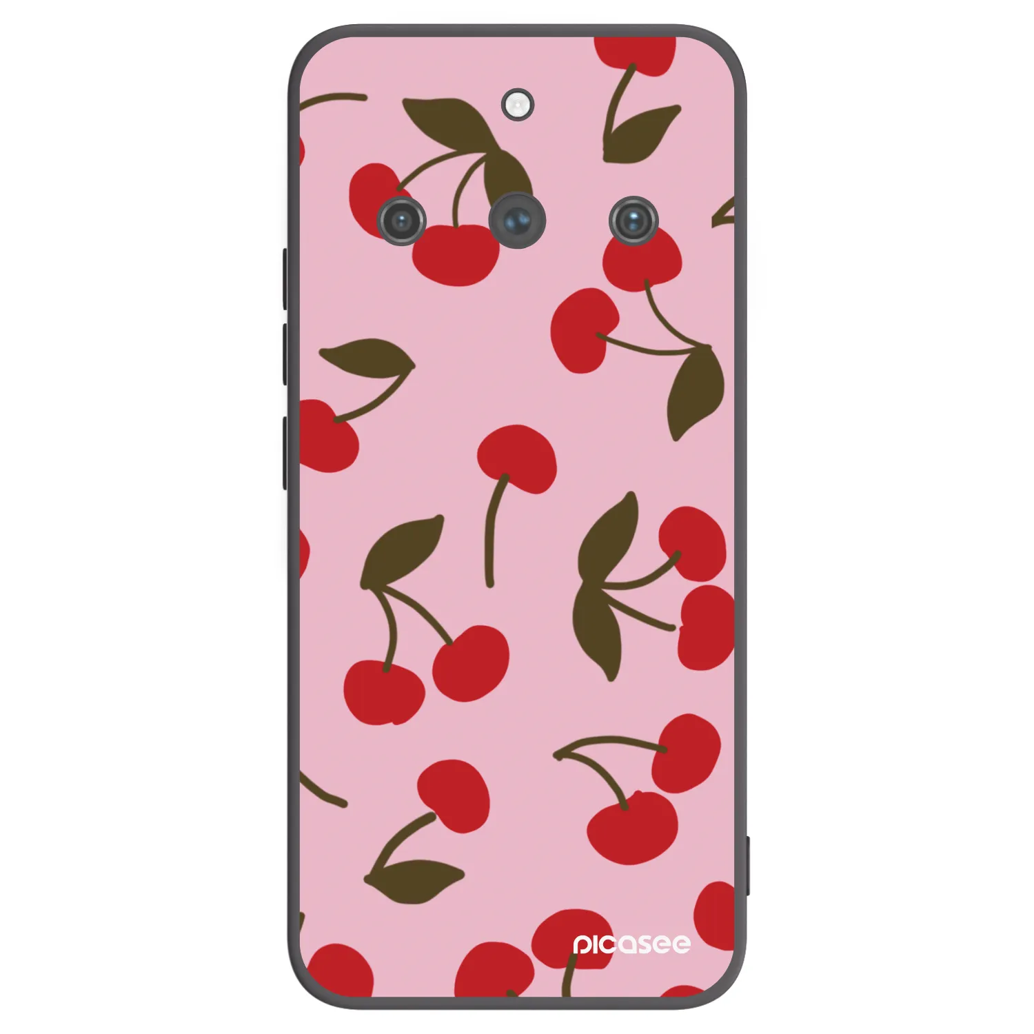 Picasee silikónový čierny obal pre Realme 11 Pro+ - Cherry