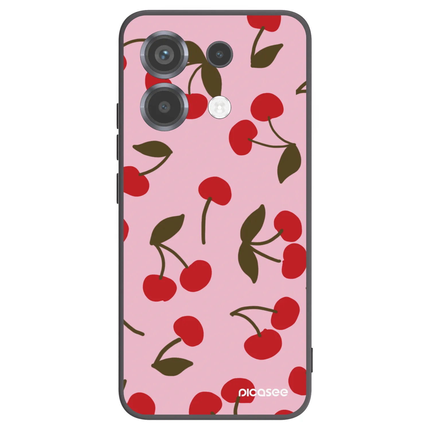 Picasee silikónový čierny obal pre Xiaomi Poco X6 - Cherry