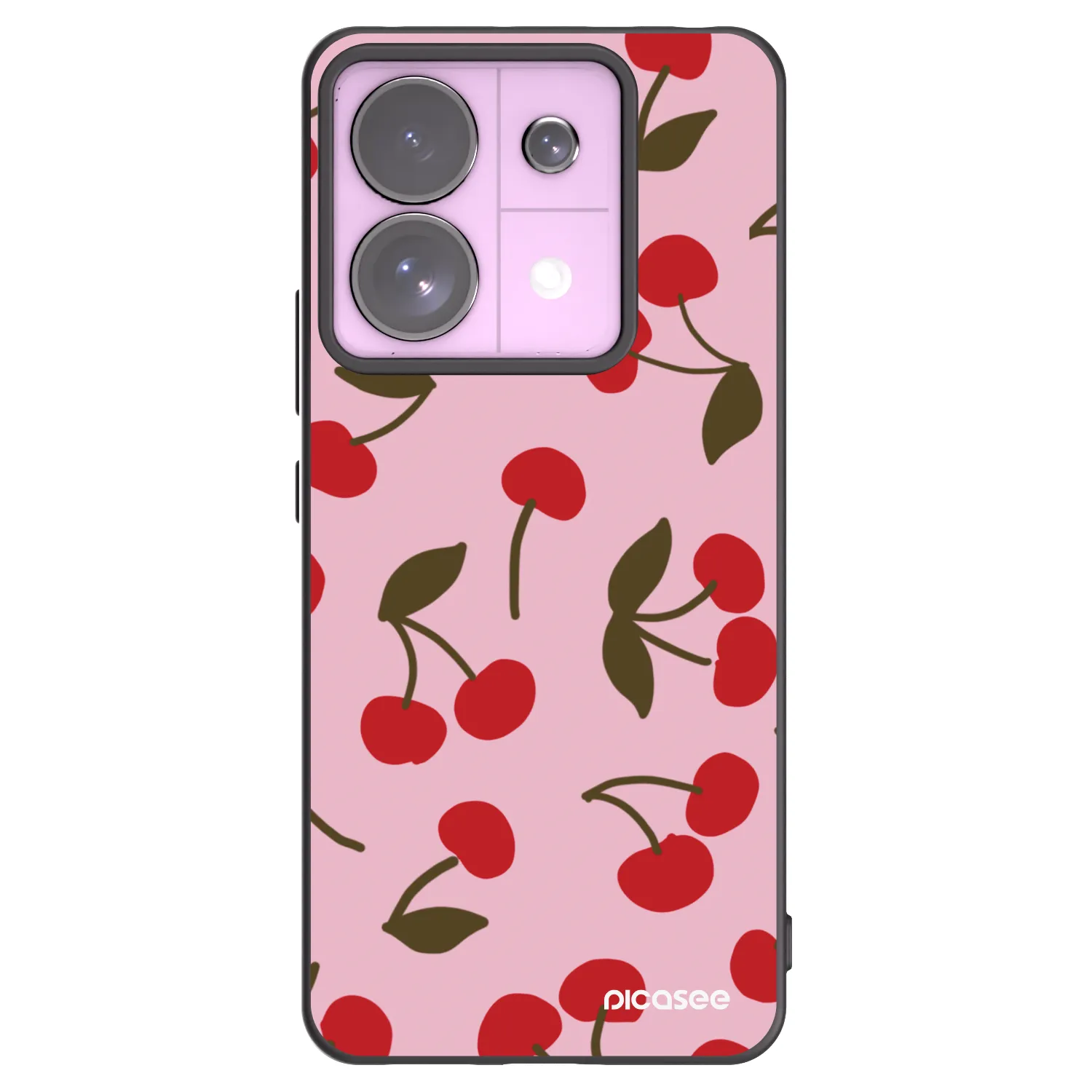 Picasee silikónový čierny obal pre Xiaomi Redmi Note 13 Pro 5G - Cherry
