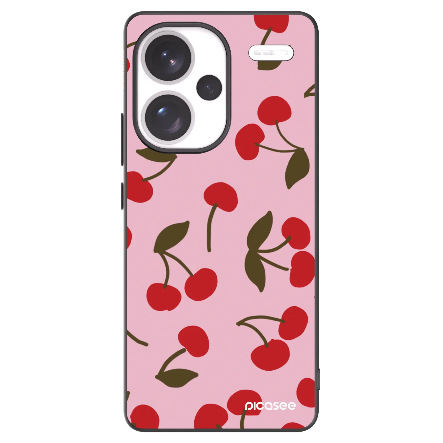 Picasee silikónový čierny obal pre Xiaomi Redmi Note 13 Pro+ 5G - Cherry