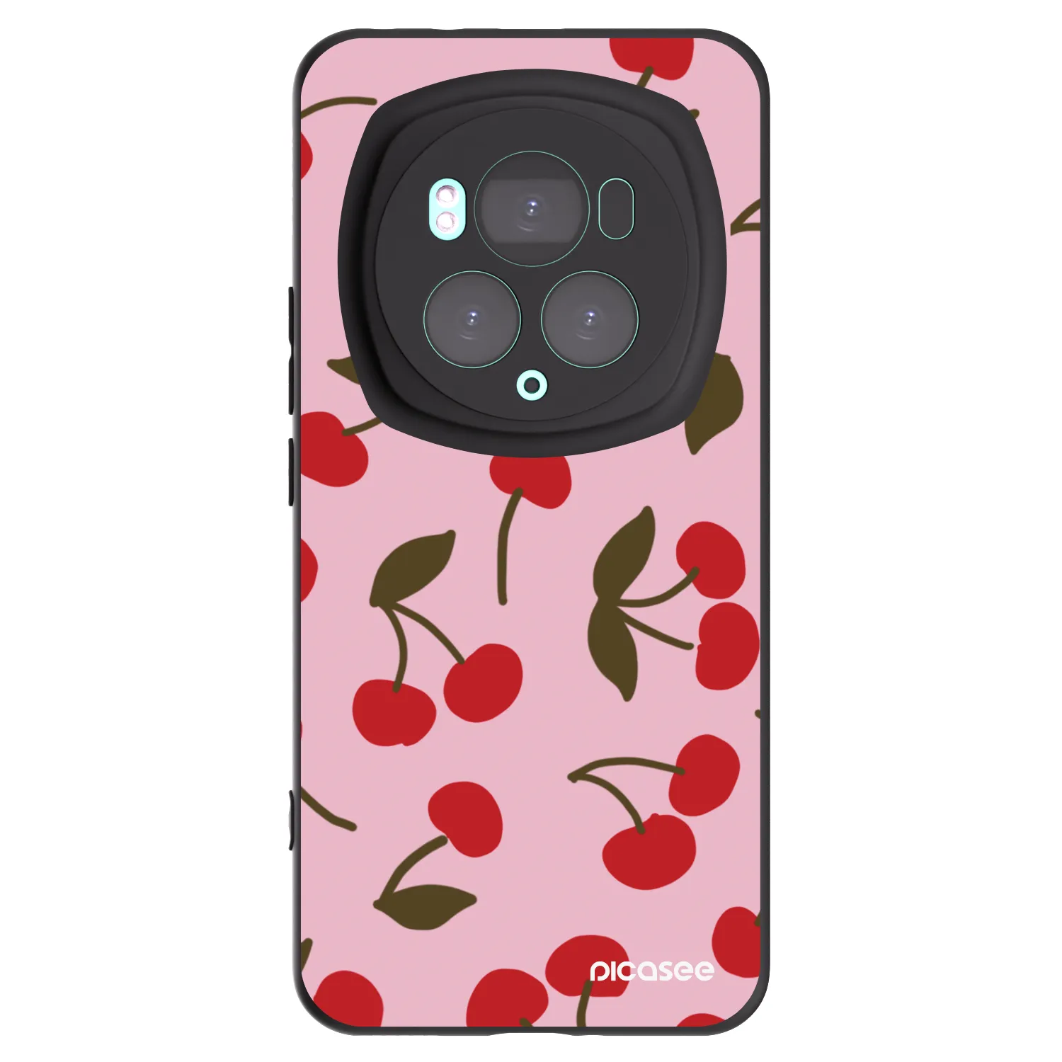 Picasee silikónový čierny obal pre Honor Magic6 Pro - Cherry