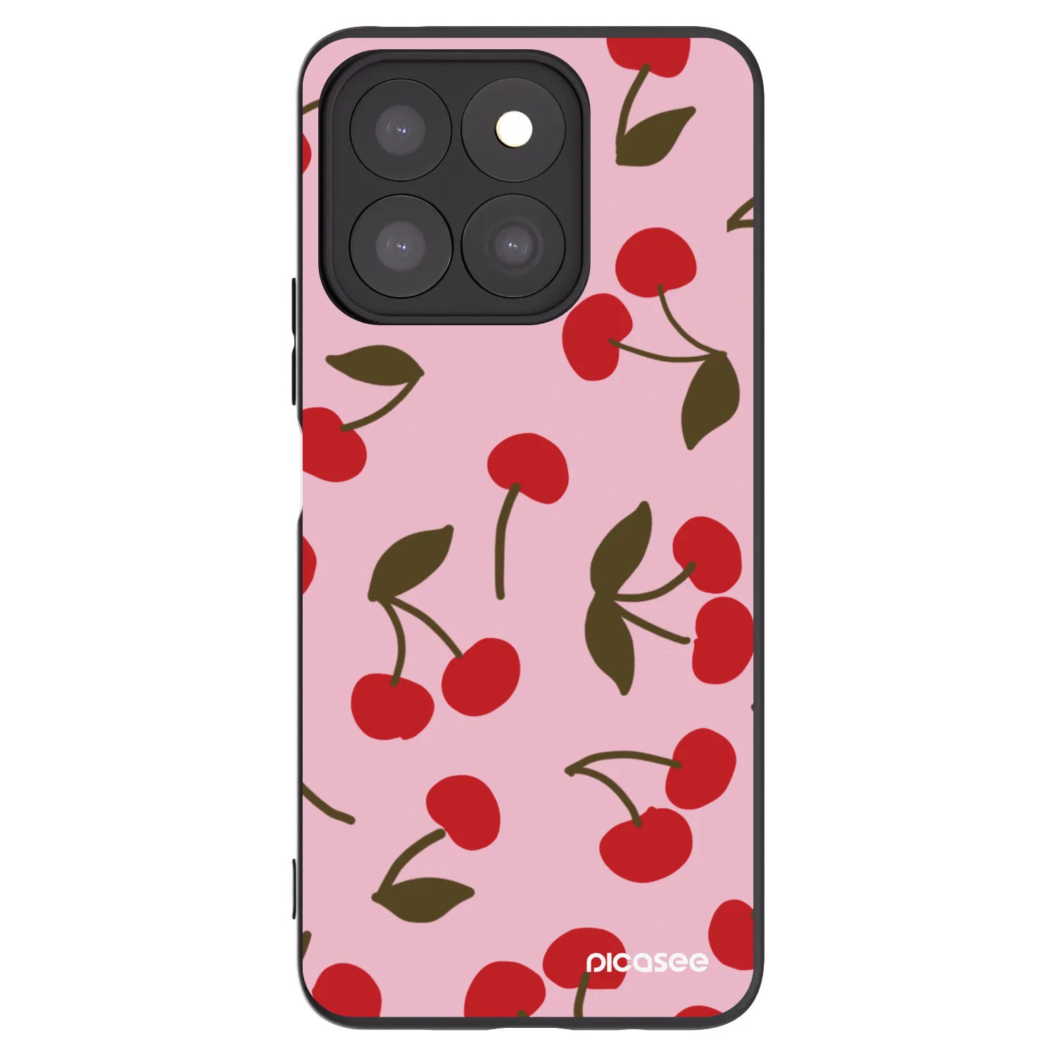 Picasee silikónový čierny obal pre Honor X8b - Cherry