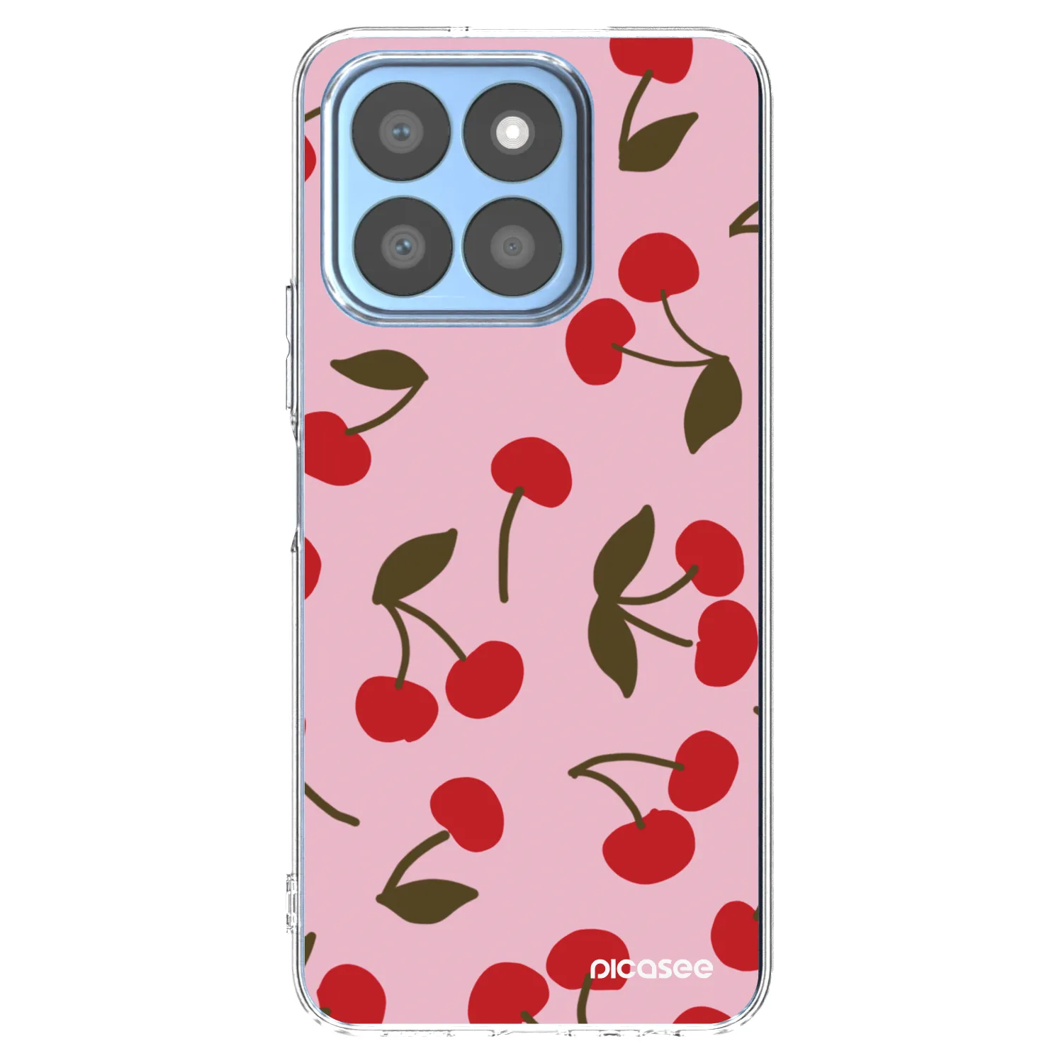 Picasee silikónový prehľadný obal pre Honor X8b - Cherry