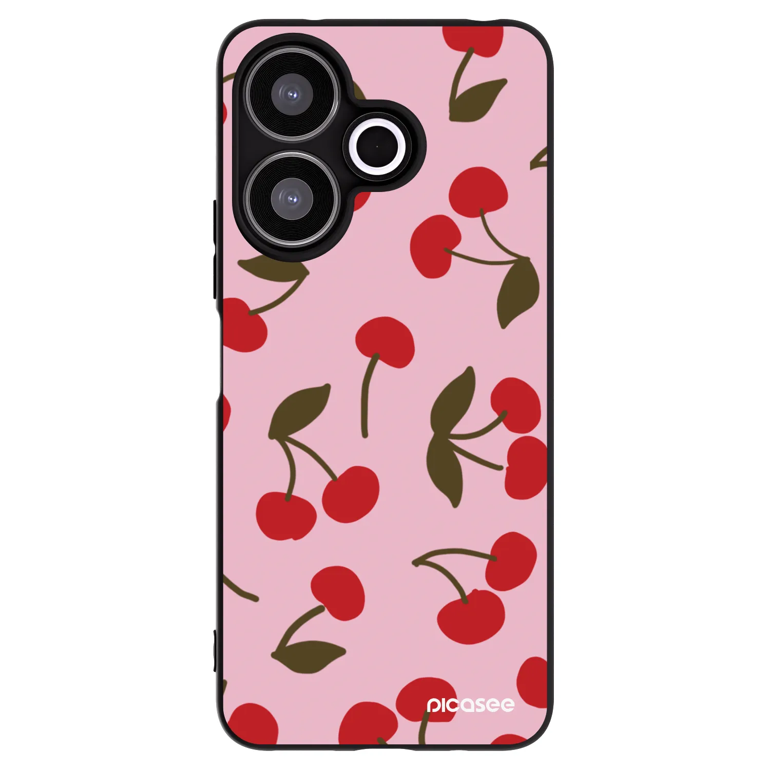 Picasee silikónový čierny obal pre Xiaomi Redmi 13 4G - Cherry