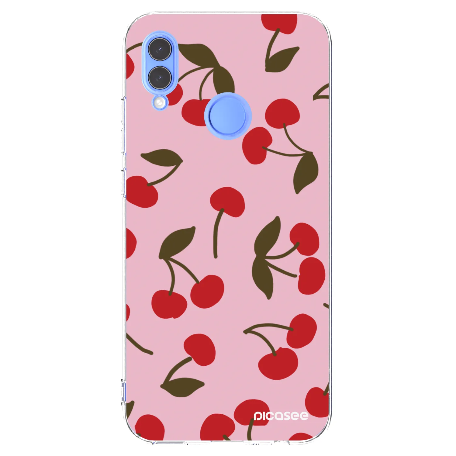 Picasee silikónový prehľadný obal pre Honor 10 Lite - Cherry