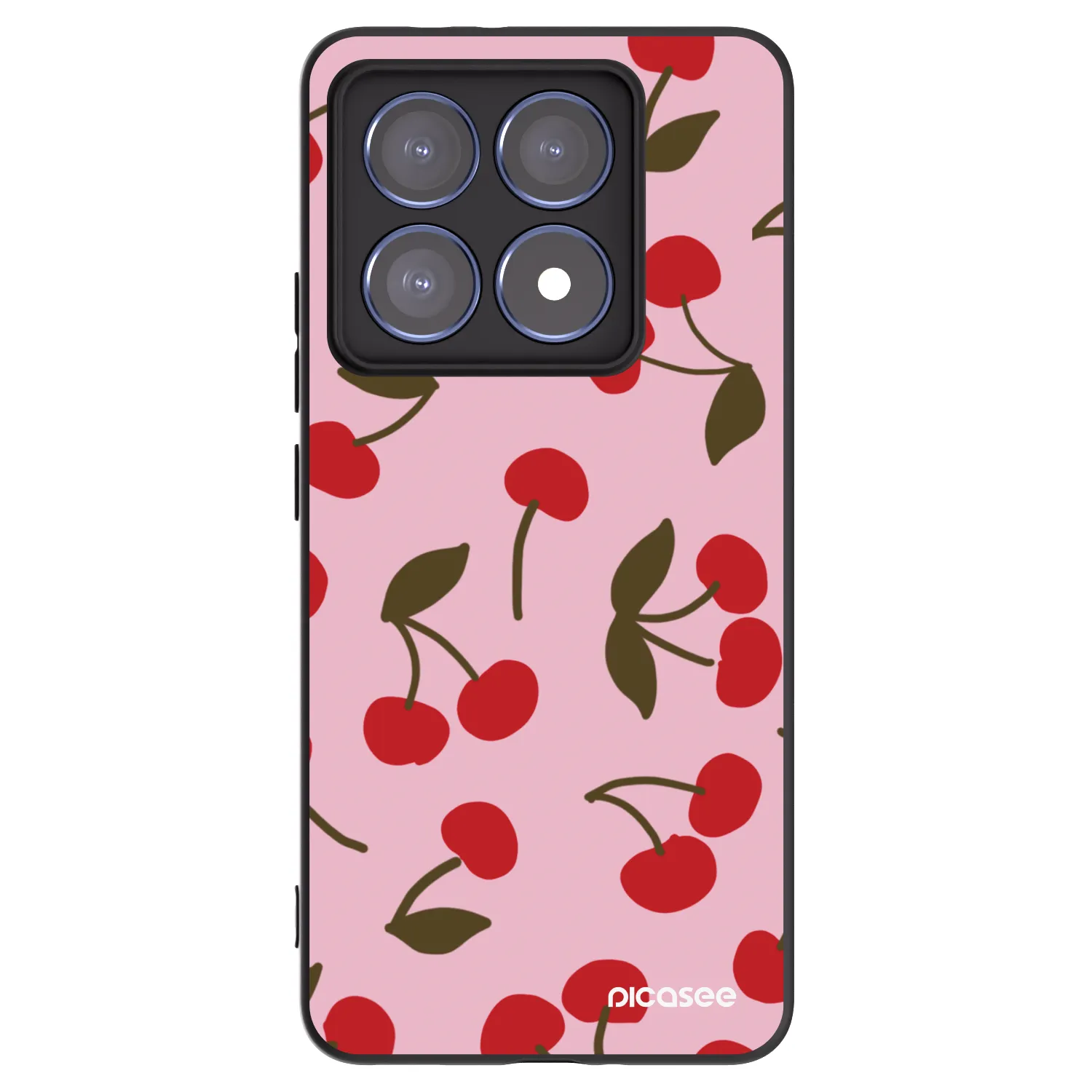 Picasee silikónový čierny obal pre Xiaomi 14T Pro - Cherry