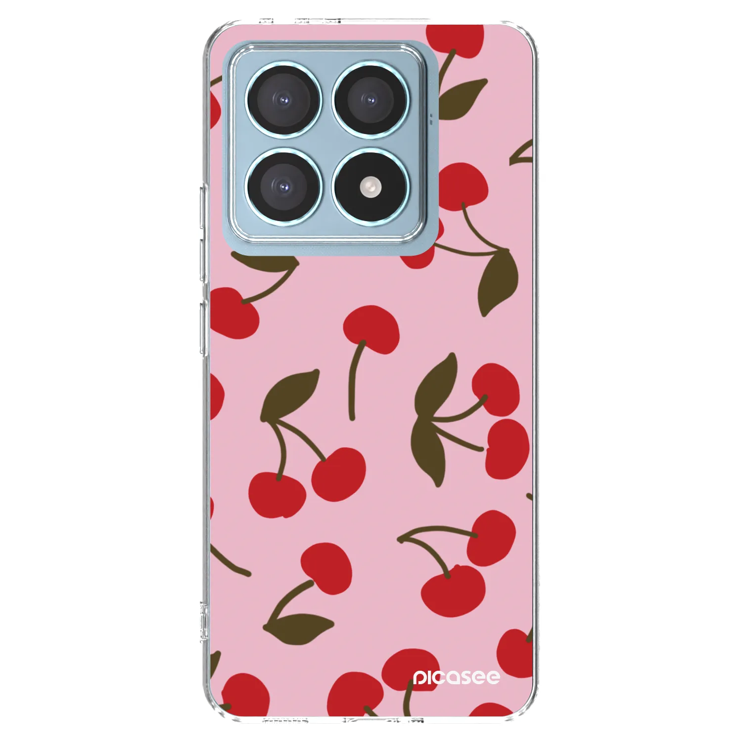 Picasee silikónový prehľadný obal pre Xiaomi 14T Pro - Cherry