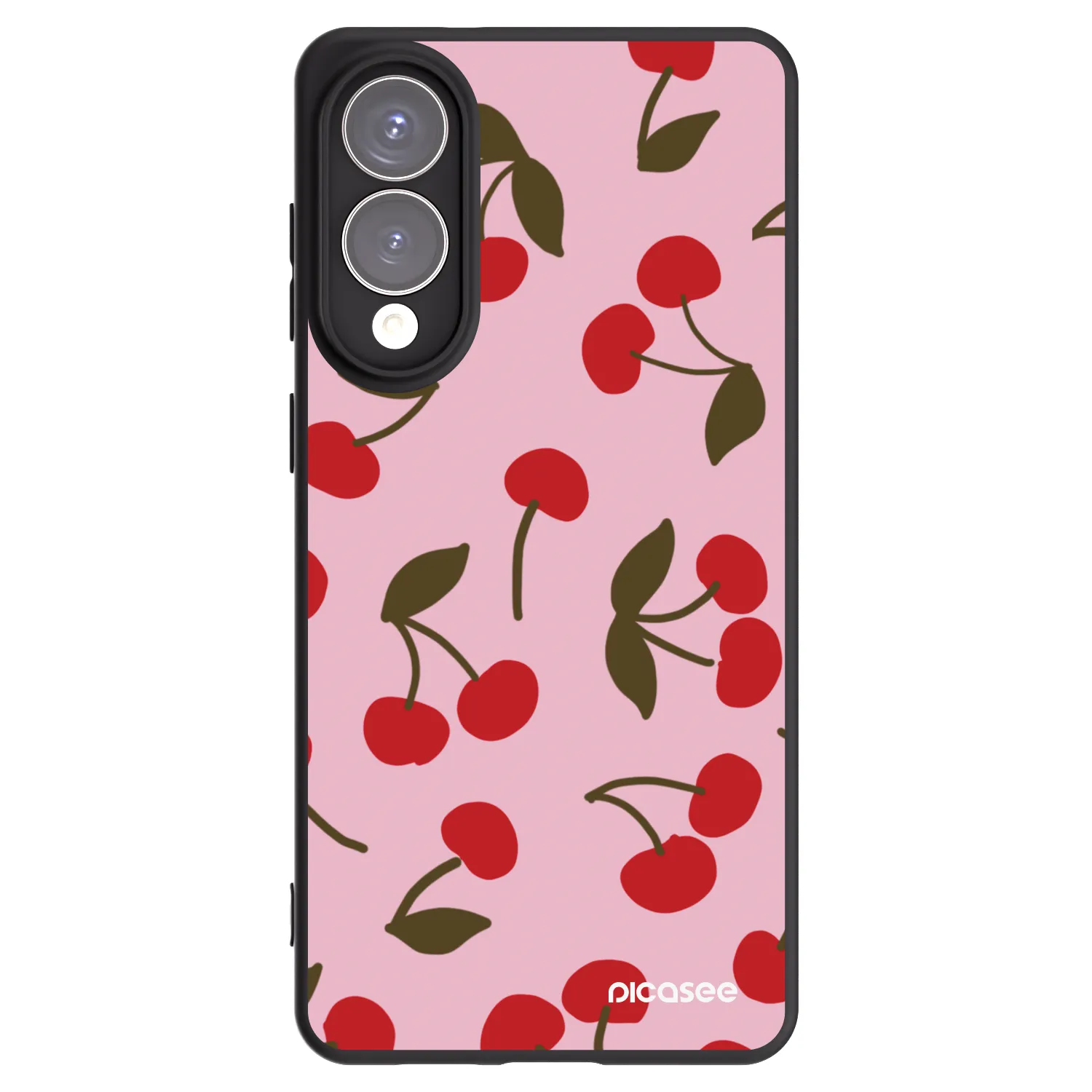 Picasee silikónový čierny obal pre Samsung Galaxy S25 Edge 5G - Cherry